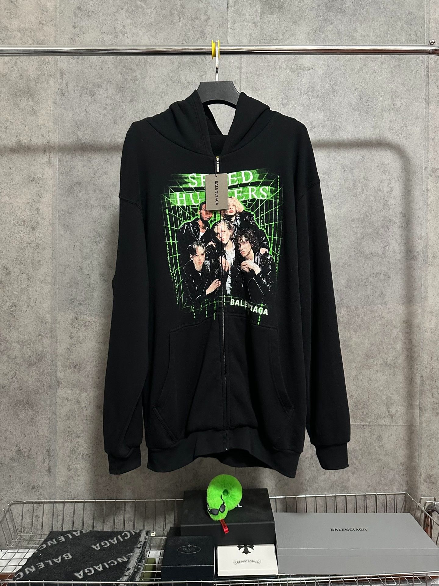 Balenciaga Balenciaga Speed Hunters Logo Print Jacket Size US S / EU 44-46 / 1 - 1 Thumbnail