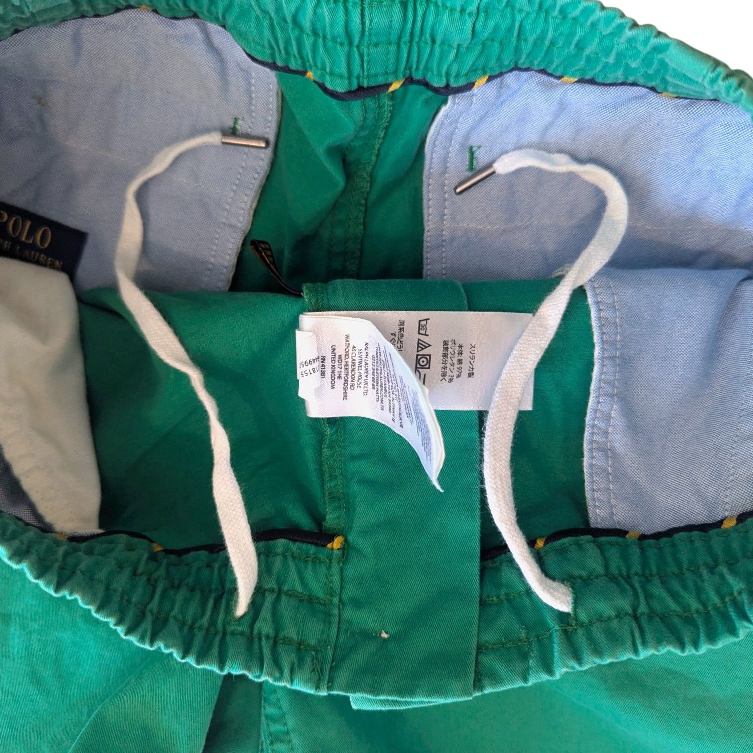 Polo Ralph Lauren POLO Ralph Lauren Stretch Classic Fit Green Shorts Medium Size US 30 / EU 46 - 3 Thumbnail