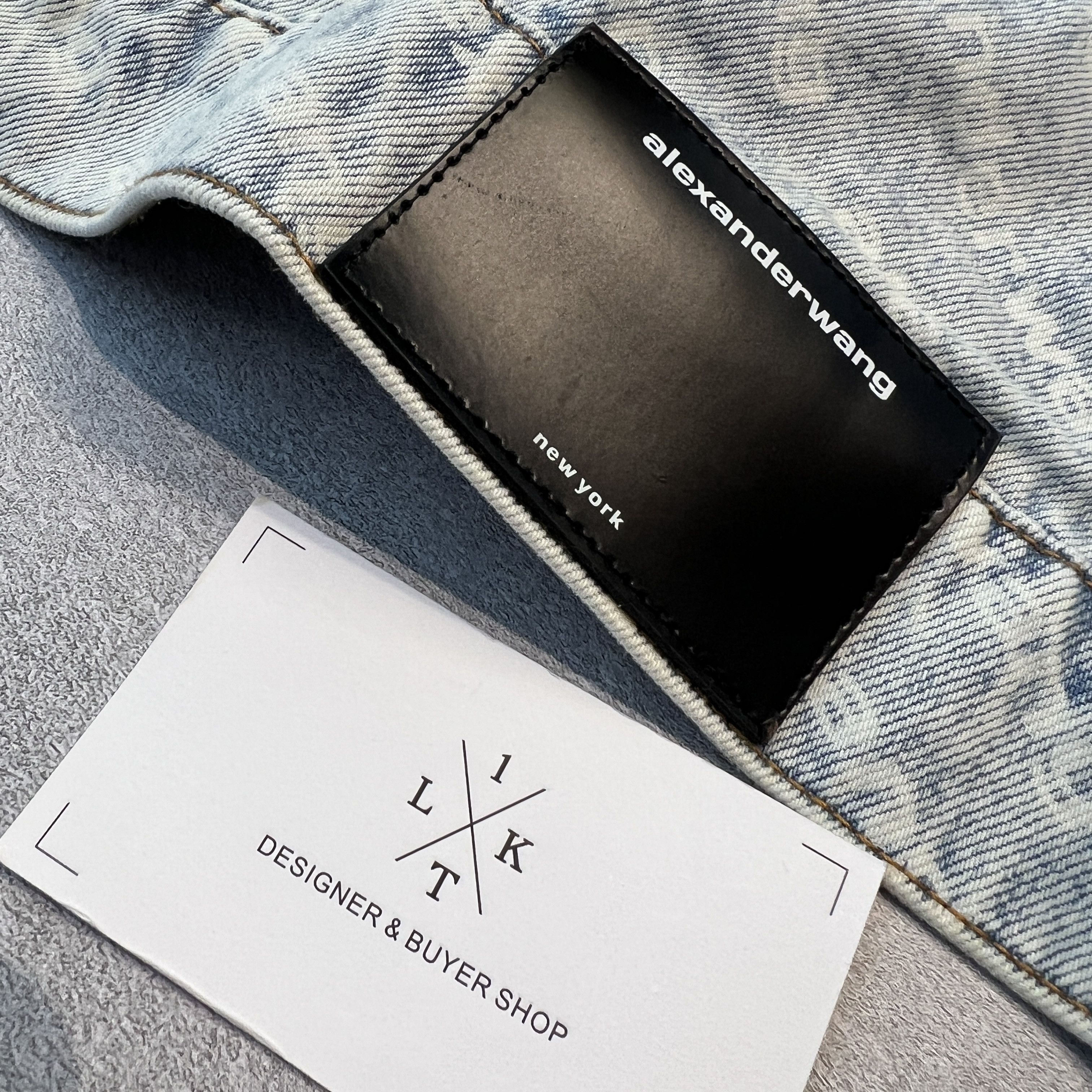 Alexander Wang Alexander King denim jacket （ covered in logos) Size US S / EU 44-46 / 1 - 7 Thumbnail