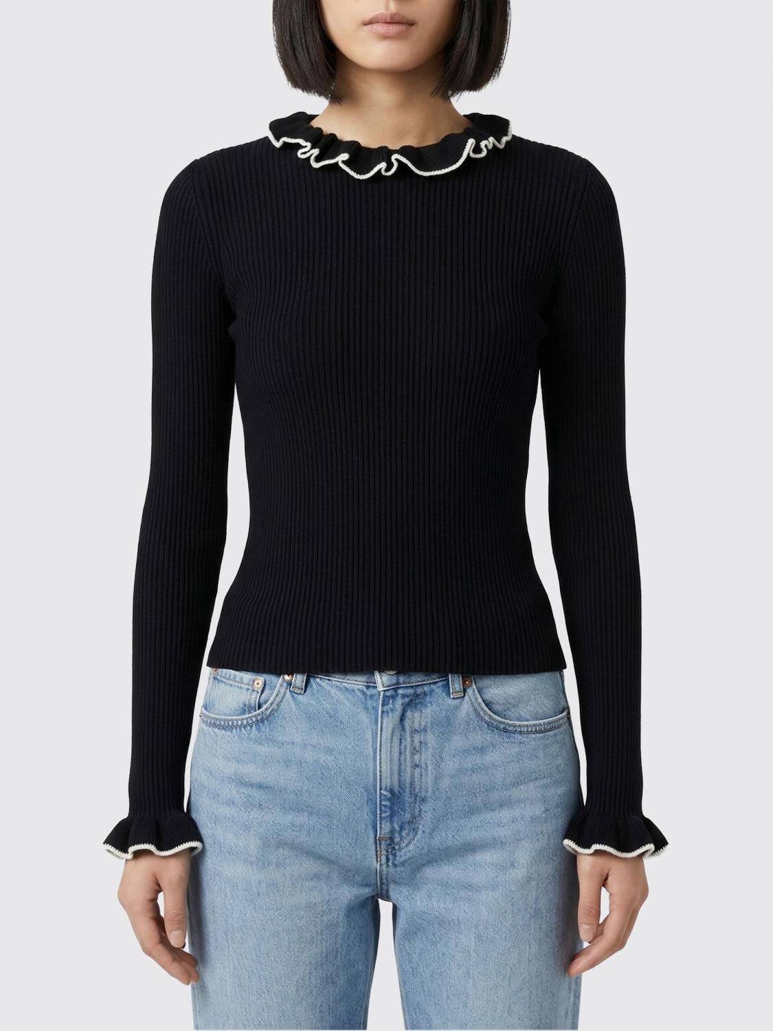 Valentino Valentino Sweater Woman Black Size S / US 4 / IT 40 - 1 Thumbnail