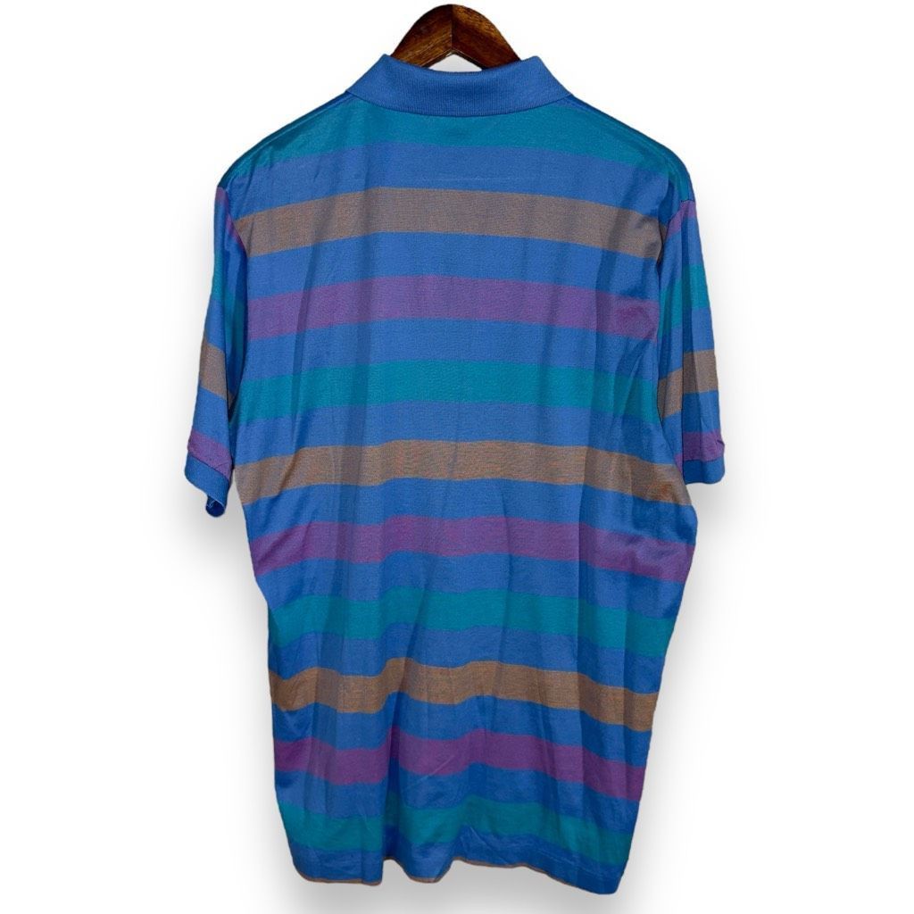 Other Jeff Rose Multicolored Stripe Italian Cotton Polo Shirt Sz M Size US M / EU 48-50 / 2 - 9 Thumbnail