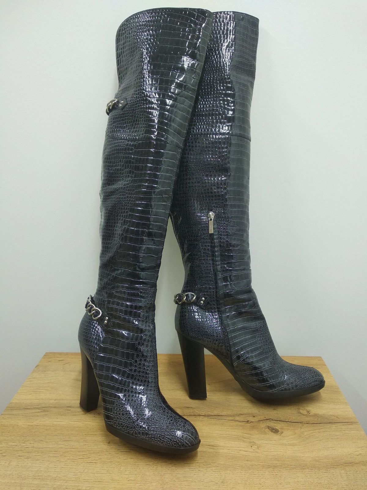 Casadei × Casedei Casadei High Boots Size 39 Italy Leather Luxury Style Size US 9 / IT 39 - 6 Thumbnail