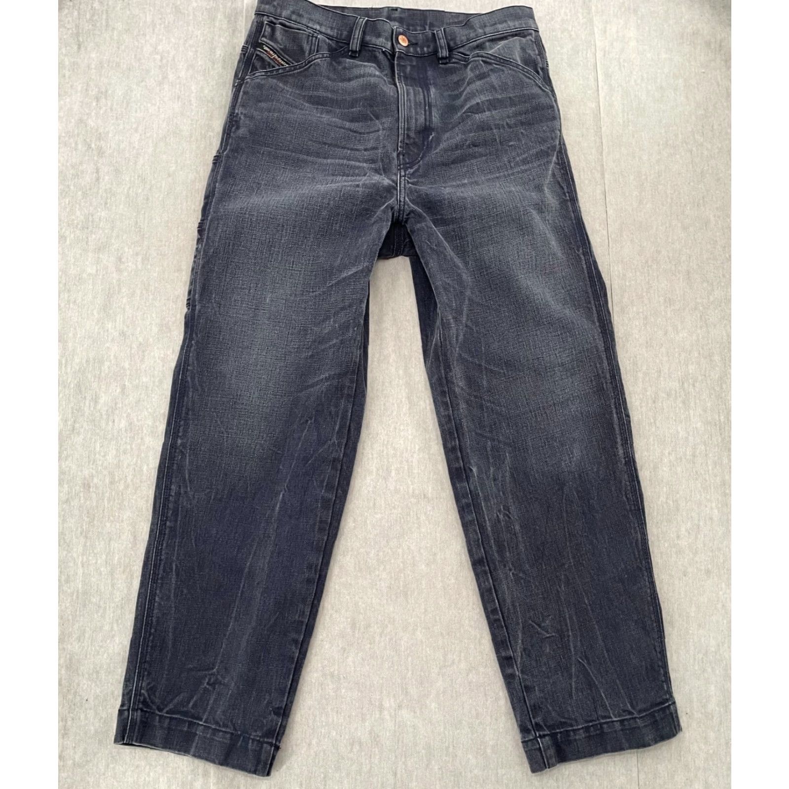 Diesel Diesel Jeans Adult 30 Blue Baggy Wide Relaxed Loose Logo USA Preppy Mens Size US 30 / EU 46 - 2 Thumbnail