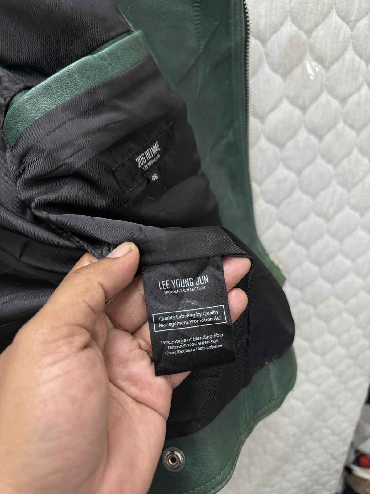 Hypebeast 🔥🔥🔥ARCHIVE 206 HOMME LEE YOUNG JUN LEATHER JACKET Size US S / EU 44-46 / 1 - 10 Thumbnail