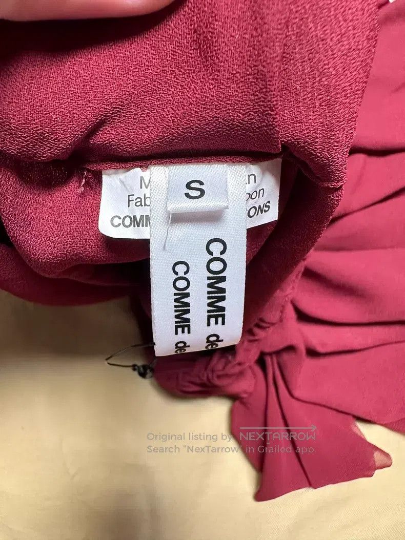 Comme des Garcons Comme Des Garcons size S Burgundy layered shorts Size 25" / US 0 / IT 36 - 3 Thumbnail