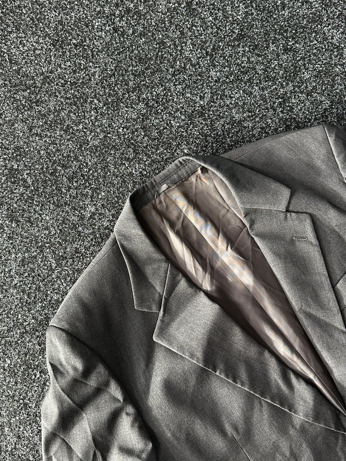 Loro Piana × Vintage 70s vintage Loro Piana Blazer Jacket gray 100% lana Size US XL / EU 56 / 4 - 4 Thumbnail