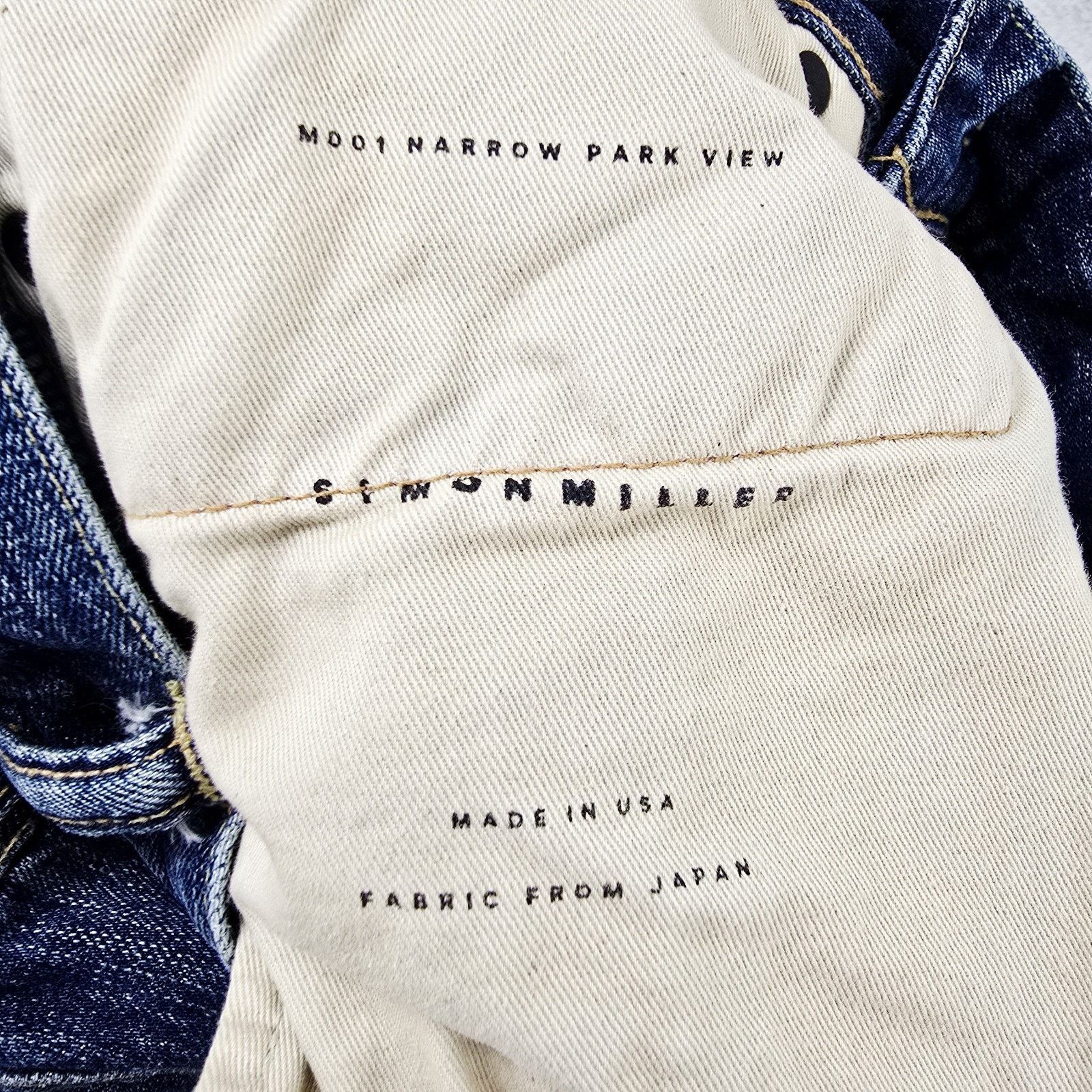 Simon Miller Simon Miller Narrow Park Selvedge Japan Denim Jeans 28x29 Size US 28 / EU 44 - 6 Thumbnail
