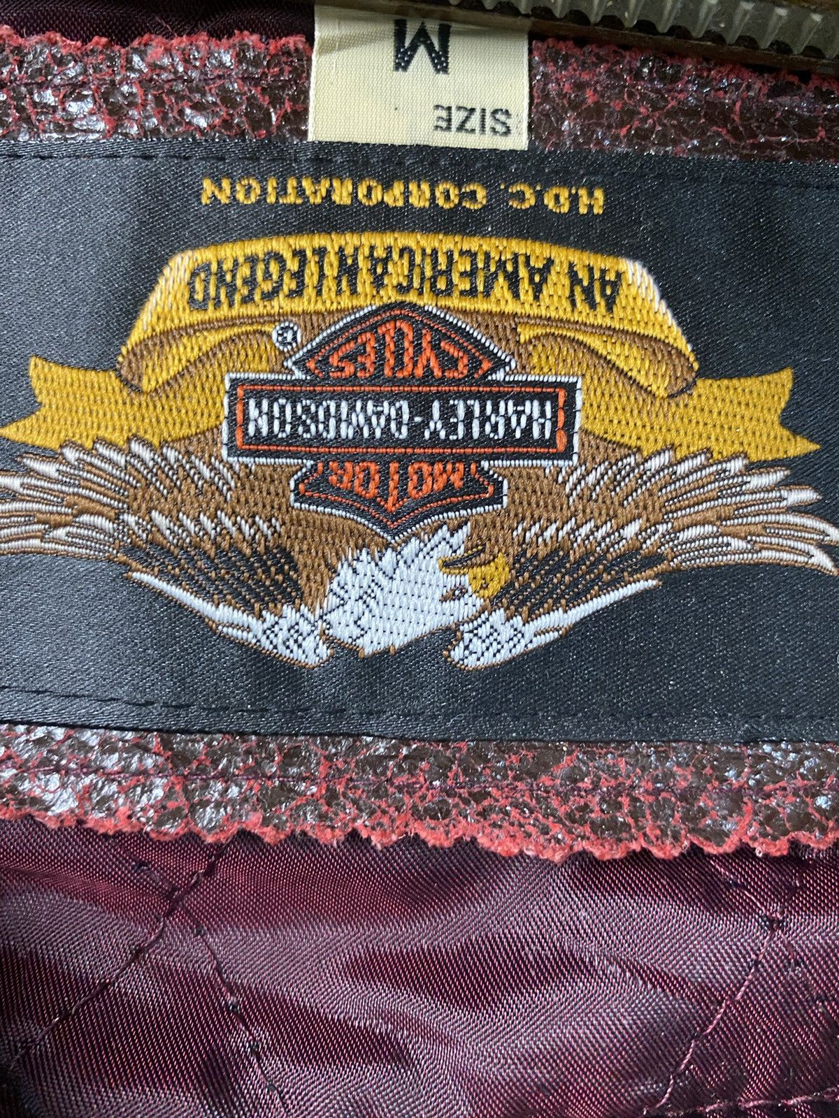 Harley Davidson Vtg Harley Davidson ‘Loud Pipes Save Lives’ Leather Jacket Size US M / EU 48-50 / 2 - 19 Thumbnail
