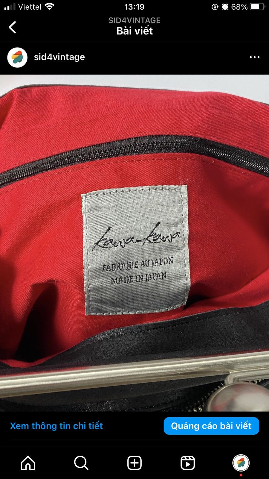 Japanese Brand × Yohji Yamamoto KAWA-KAWA JAPAN BY YOHJI YAMAMOTO FULL LEATHER BAG Size ONE SIZE - 6 Thumbnail