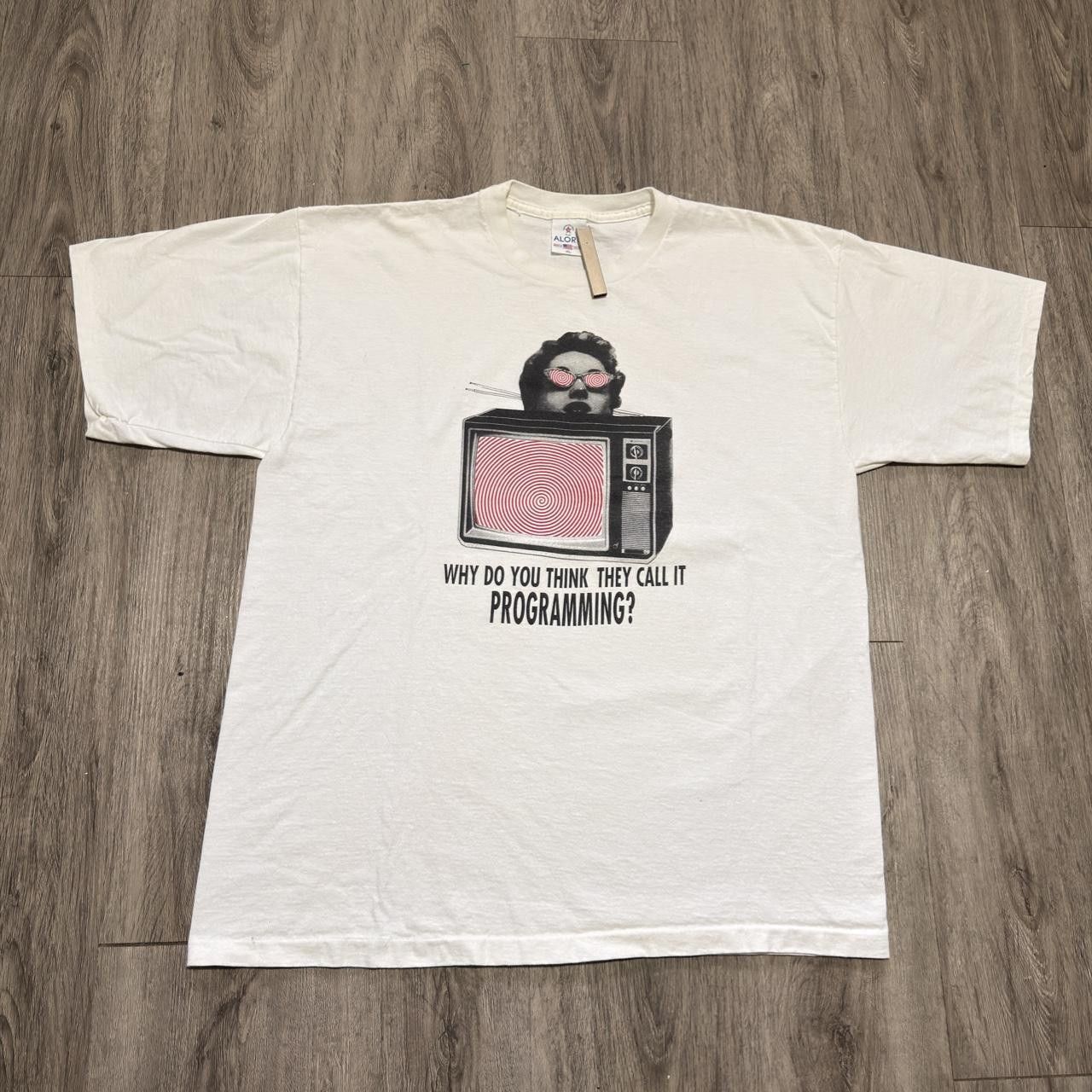 Vintage 90s programming conspiracy theory rare single stitch