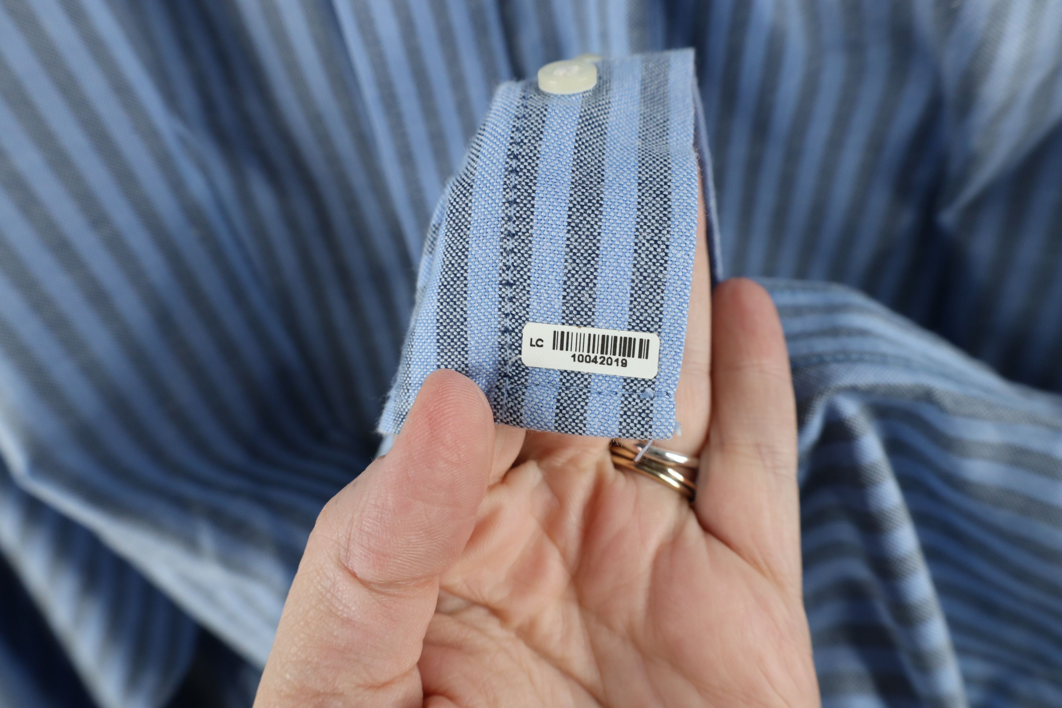 Eddie Bauer × Vintage Vintage 90s Eddie Bauer Collared Button Down Shirt Blue Size US XXL / EU 58 / 5 - 6 Thumbnail