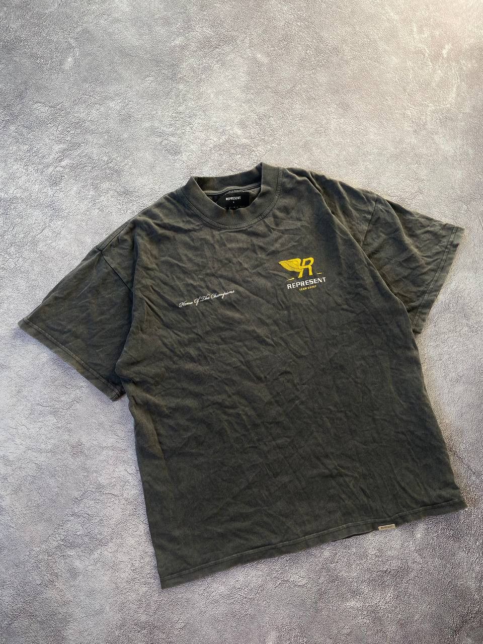 Represent Clo. Represent Team Spirit Vintage Grey Tee Size US M / EU 48-50 / 2 - 3 Thumbnail