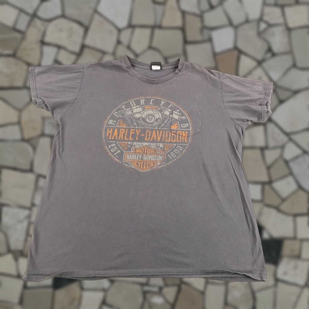 Harley Davidson Harley-Davidson Shirt Mens 2XL Gray Boise Idaho Motorcycles Biker High Desert Graphic Print Crew Neck Short Sleeve T-Shirt Size US XXL / EU 58 / 5 - 1 Thumbnail