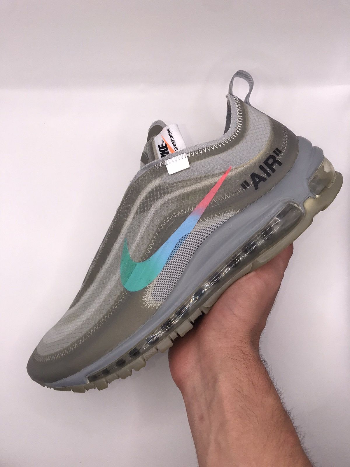 Nike × Off-White Nike Air Max 97 x Off-White Menta Size US 10 / EU 43 - 8 Thumbnail