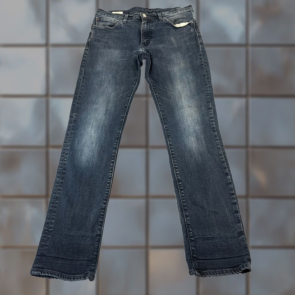 Levi's Levi's 511 Jeans Slim Skinny 32 32 Dark Wash Blue Stretch Vintage No Size US 32 / EU 48 - 1 Thumbnail