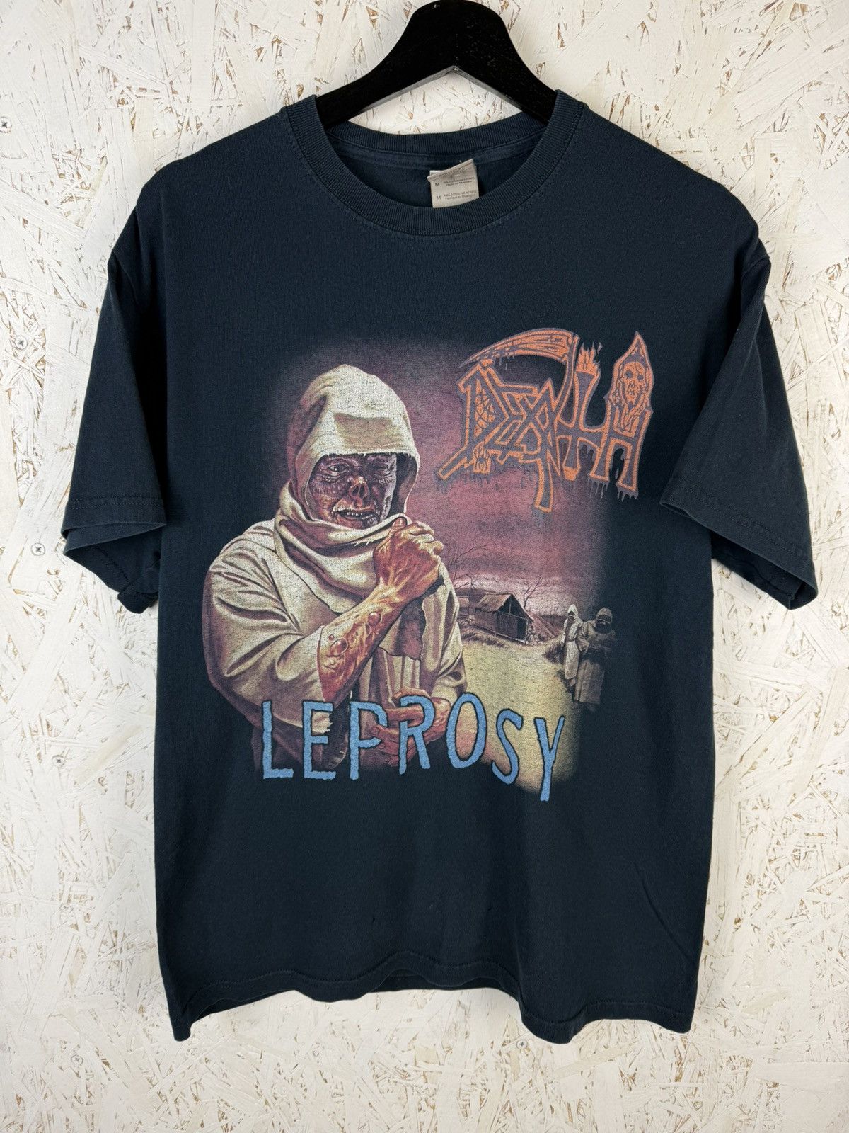 00s Death - Leprosy 2009 Death Metal Band T-Shirt Black M