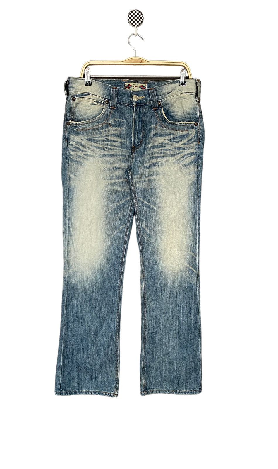 Edwin × Vintage Vintage Brand Edwin Distressed Jeans 1990s Size US 30 / EU 46 - 1 Thumbnail