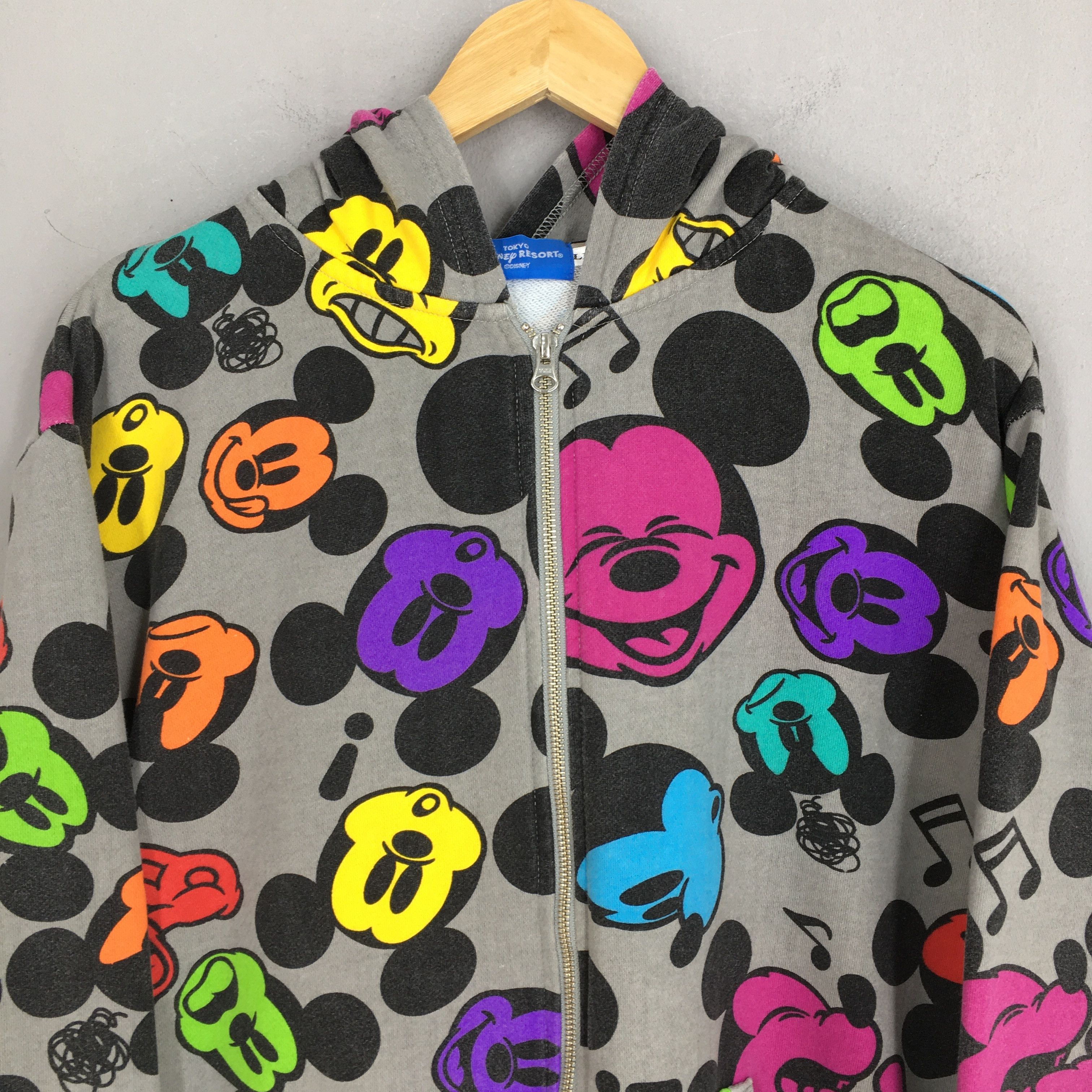 Disney Vintage Mickey Mouse And Friends Overprint Sweatshirt Large Size US L / EU 52-54 / 3 - 2 Thumbnail