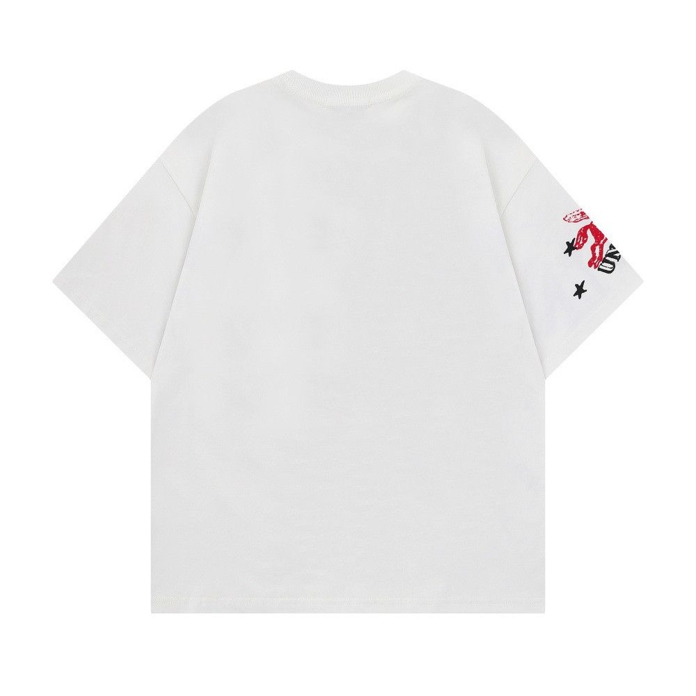 Japanese Brand Men's Loose-Fit Casual Graffiti-Print T-Shirt Size US M / EU 48-50 / 2 - 2 Thumbnail