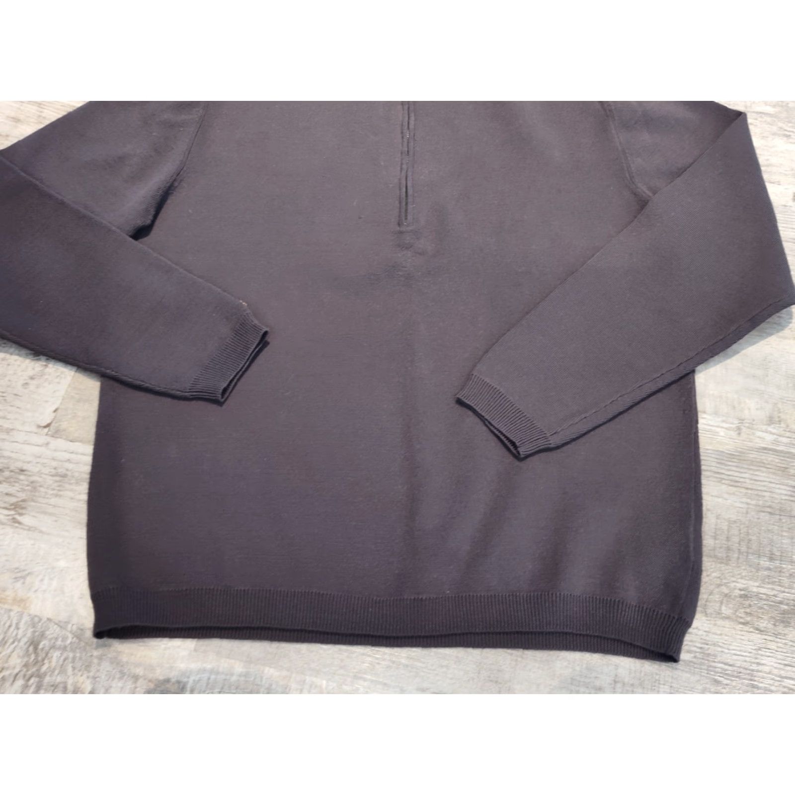 Vintage VINTAGE Slazenger Men's Golf Sweater Pullover Half Zip Casual Dressy L Brown Cotton Nylon Size US L / EU 52-54 / 3 - 3 Thumbnail