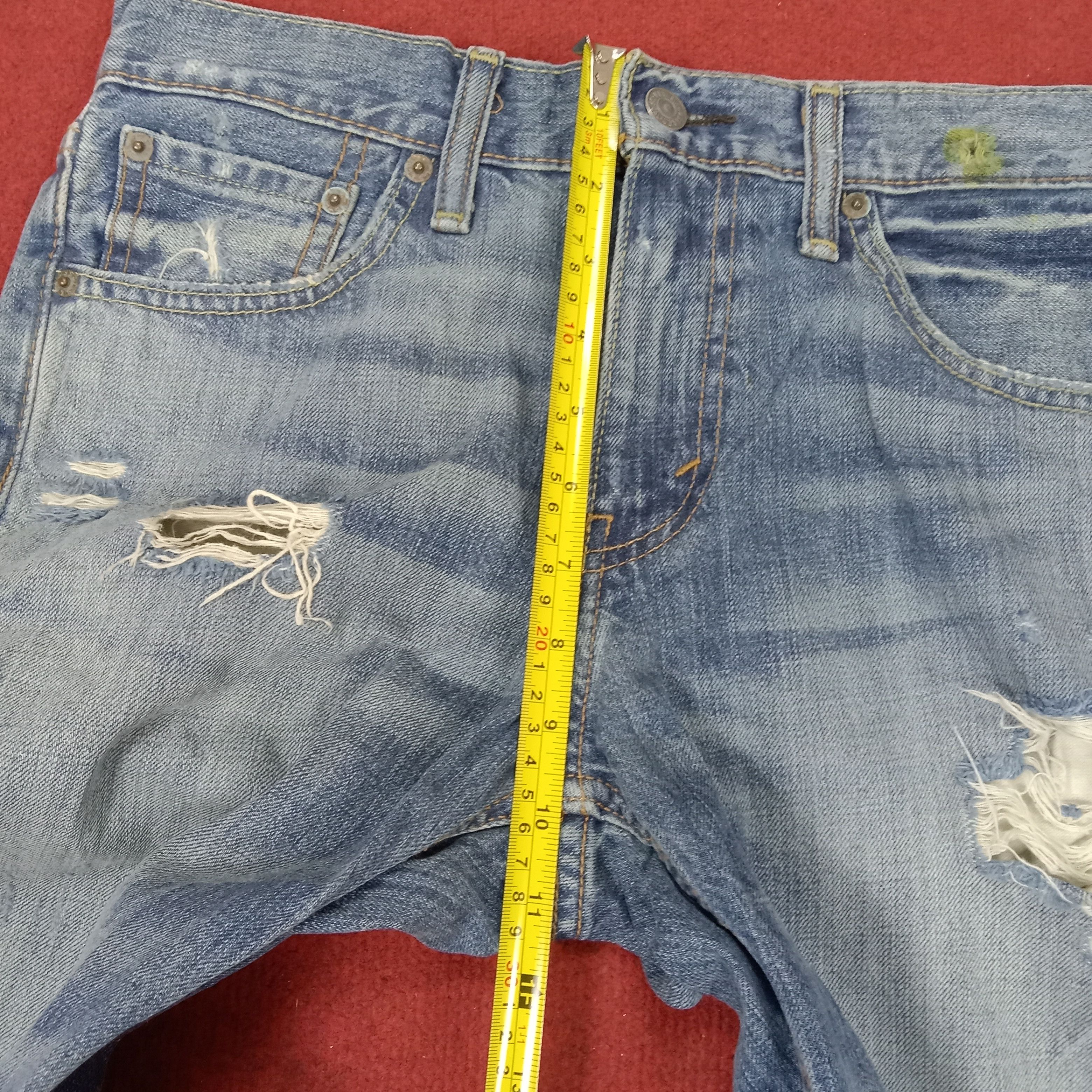 Levi's × Vintage Levis Streetwear Rock Punk Style Distressed Jeans Size US 29 - 8 Thumbnail
