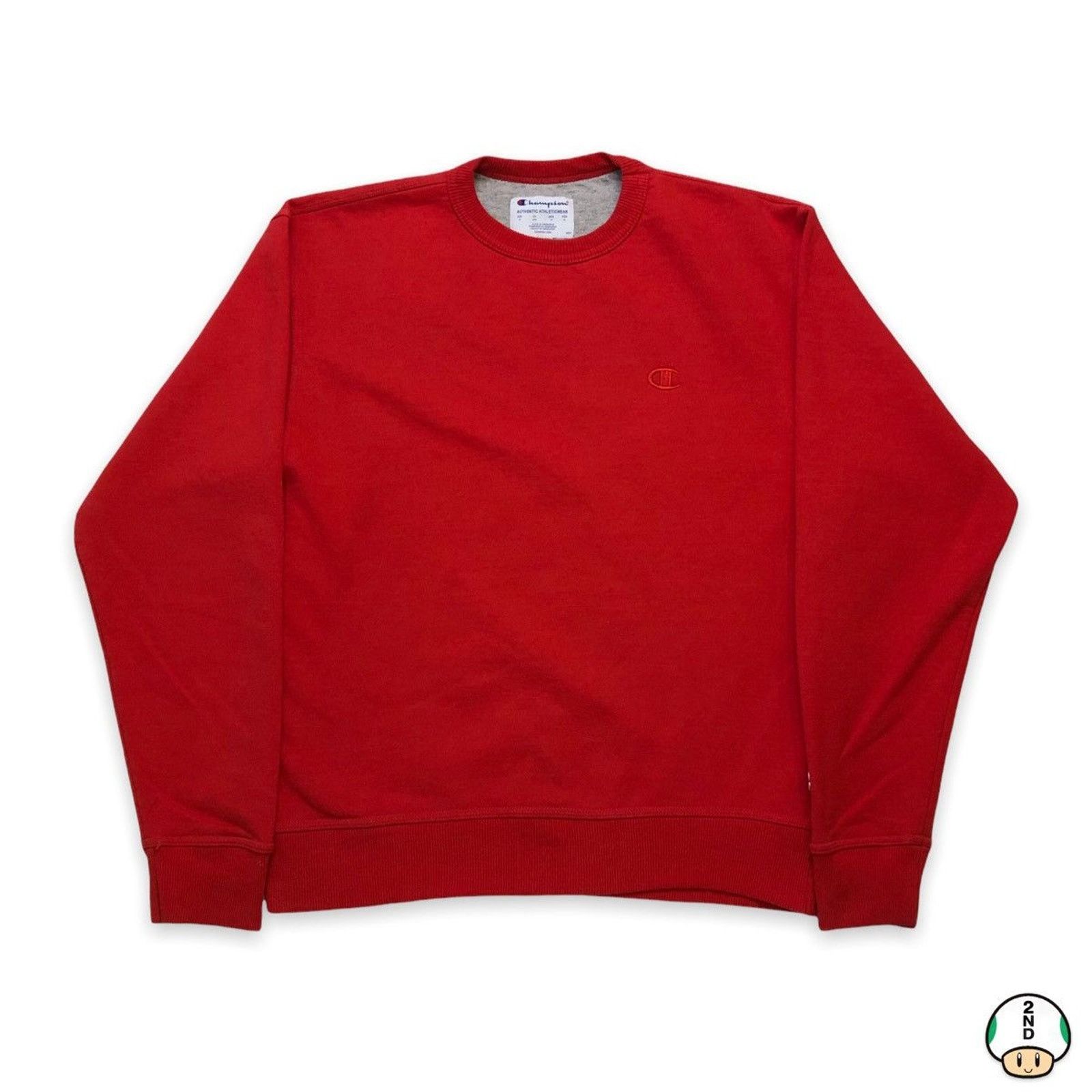 Champion × Vintage Champion Sweatshirt Medium Authentic Logo Pullover Crewneck Size US M / EU 48-50 / 2 - 1 Thumbnail