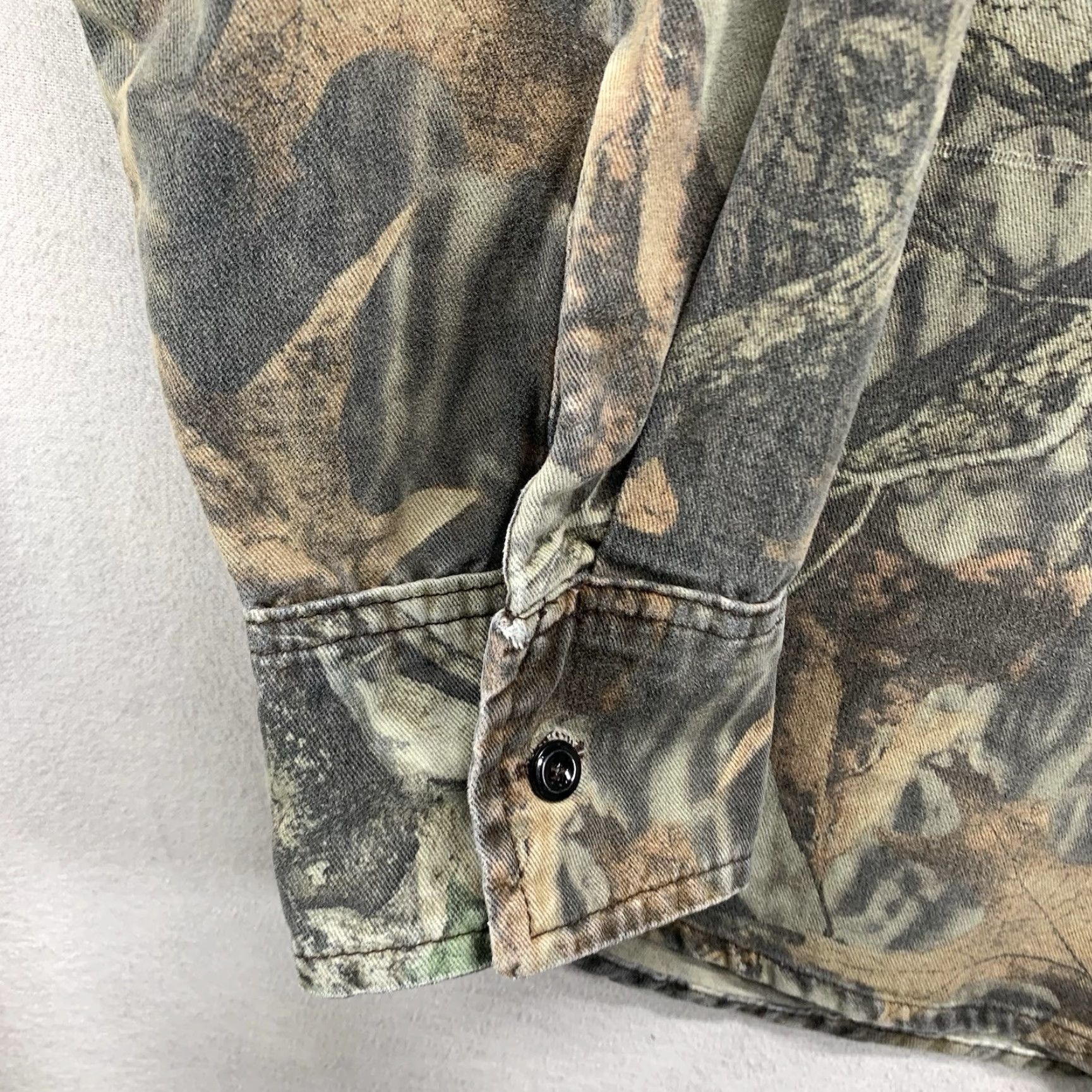 Vintage VINTAGE Ranger Camo Shirt Men's 2XL Camouflage Cotton Long Sleeve Outdoor 90s Workwear Size US XXL / EU 58 / 5 - 5 Thumbnail