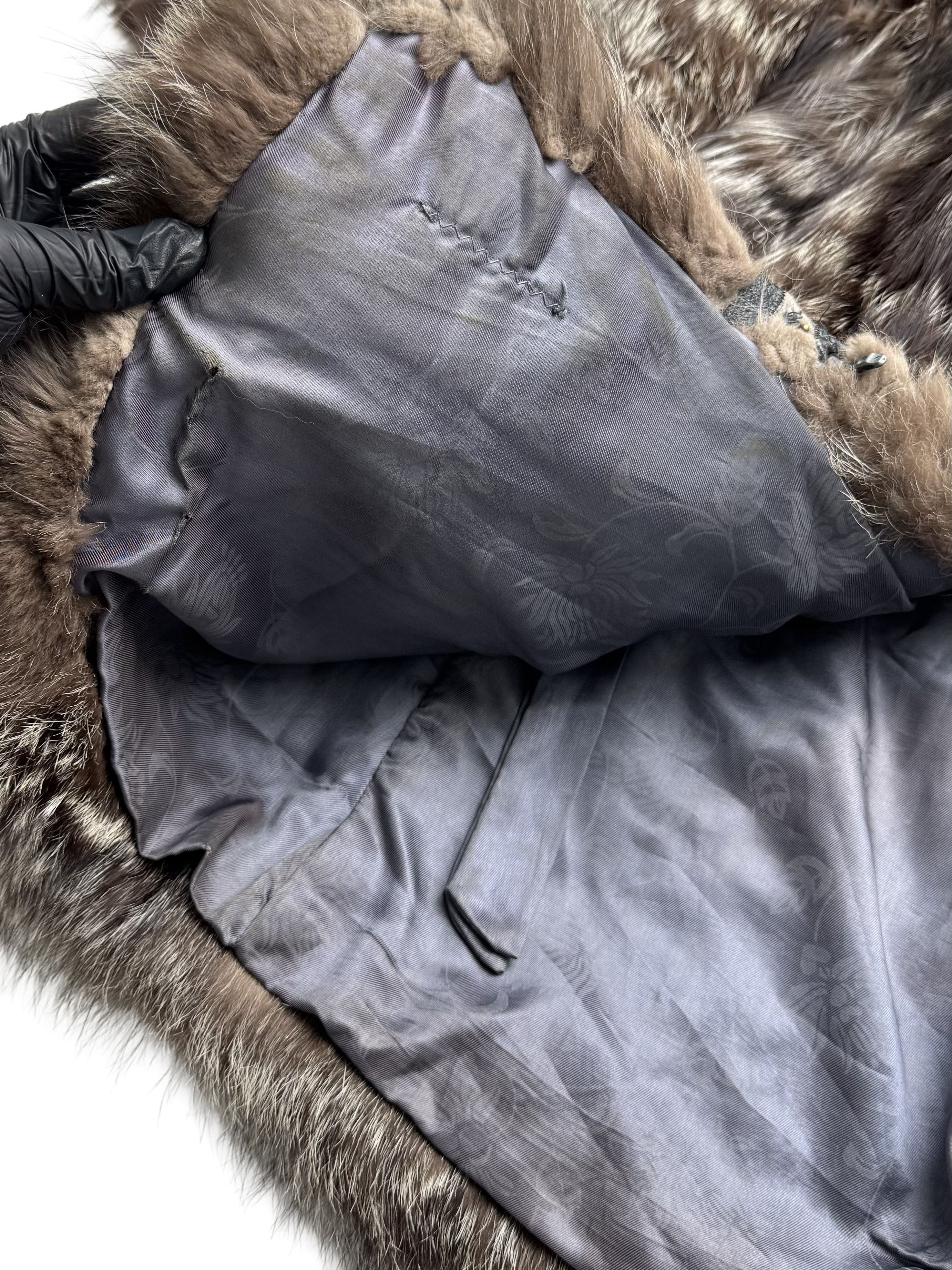 Vintage Vintage Real Fur Coat Brown Long Fur Jacket Winter Luxury Size XL / US 12-14 / IT 48-50 - 17 Thumbnail
