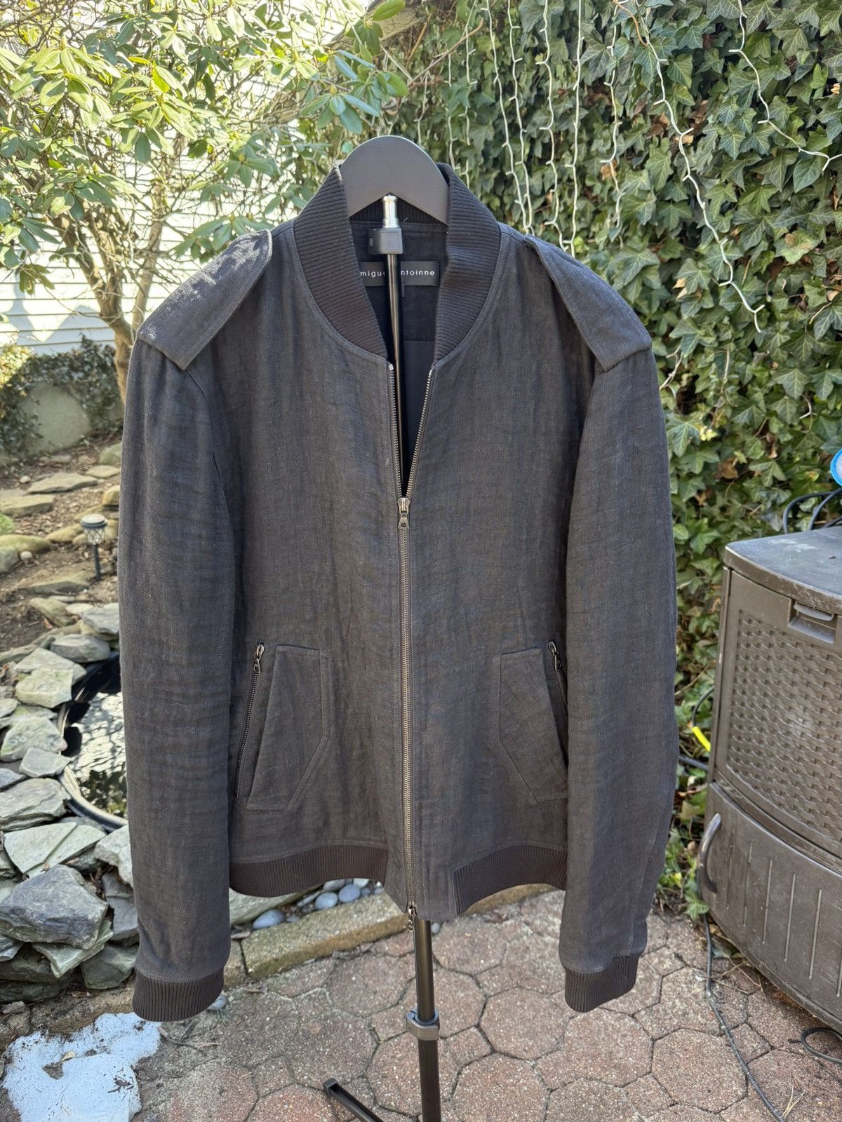 Other Miguel Antoinne Bomber Jacket Napoleon Style Double Zip Size US M / EU 48-50 / 2 - 1 Thumbnail
