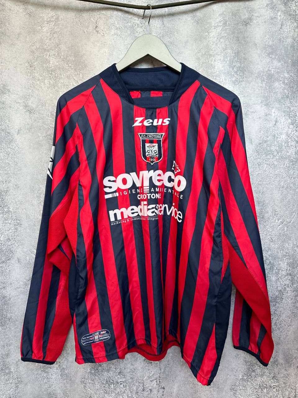 Other FC Crotone Zeus 2006-07 Home Shirt Jersey LS Striped Size US M / EU 48-50 / 2 - 1 Thumbnail