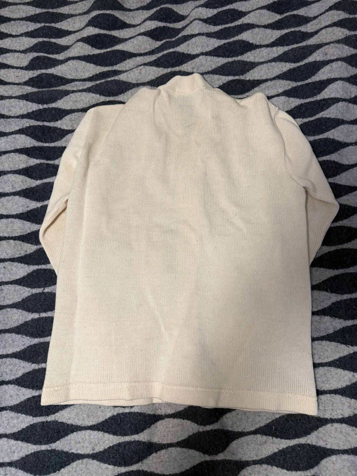 Vintage Imperial cardigan cream letterman swimming 60s 70s vintage Size US L / EU 52-54 / 3 - 2 Thumbnail
