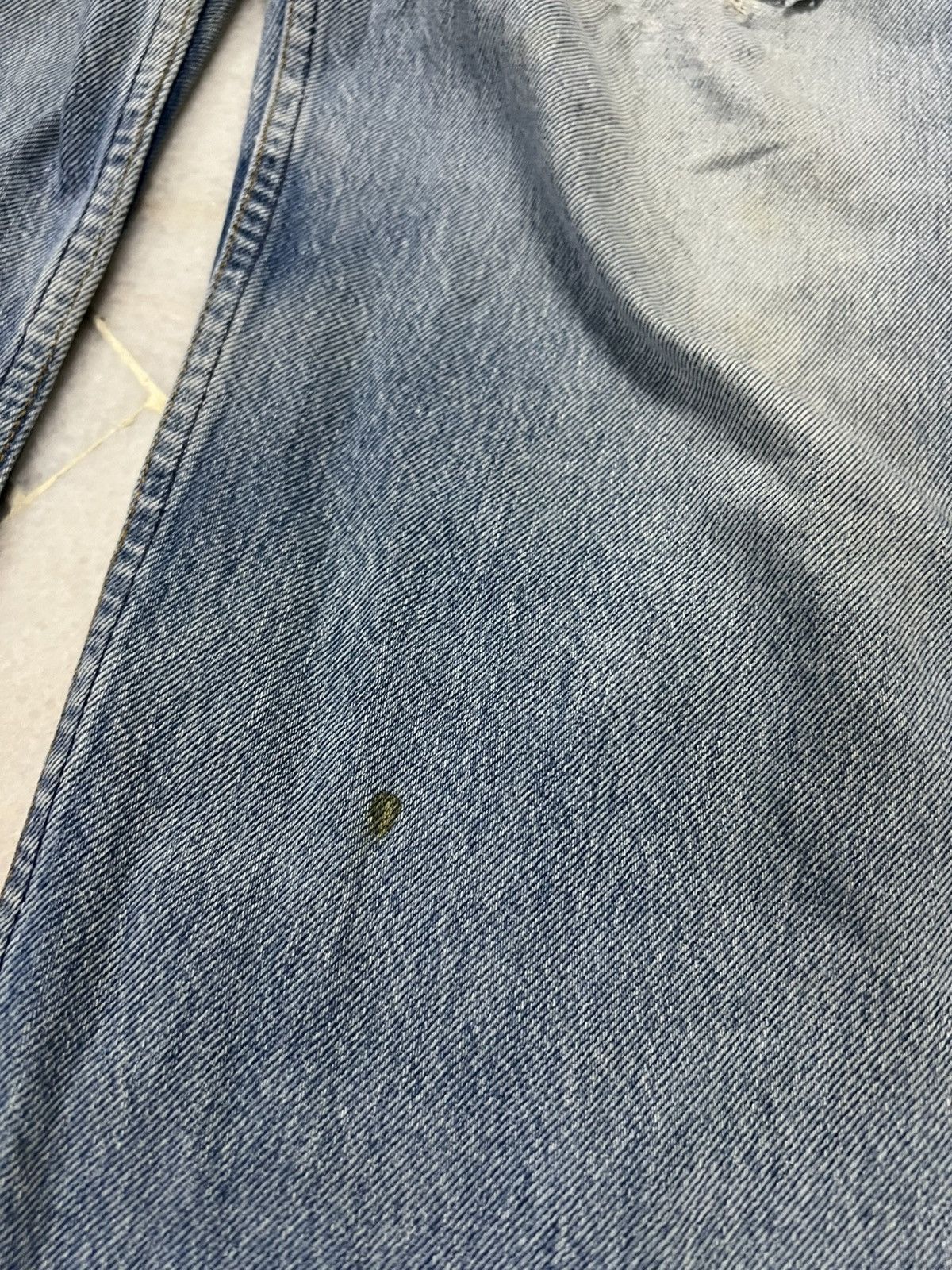 Levi's 💥90’s💥Vintage Levis 501XX Stone Wash Distress Jean USA Size US 35 - 6 Thumbnail