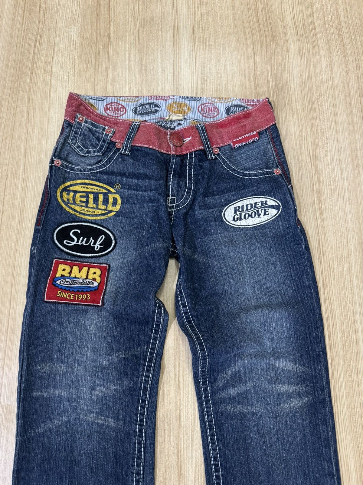 Japanese Brand VINTAGE BLUE MOON BLUE JAPANESE DESIGN JEANS Size US 28 / EU 44 - 5 Thumbnail