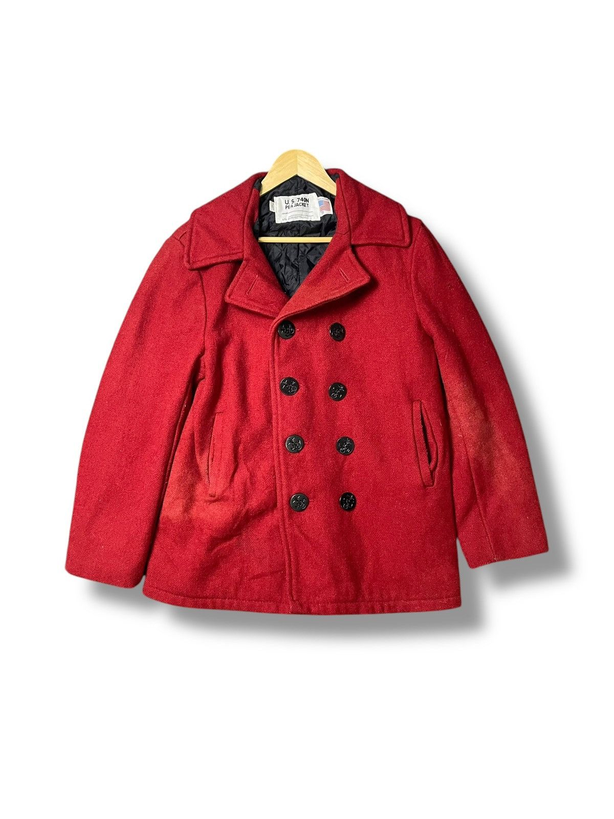 Schott × Vintage Vintage Schott U.S. 740N Pea Jacket (47) Size US S / EU 44-46 / 1 - 1 Thumbnail
