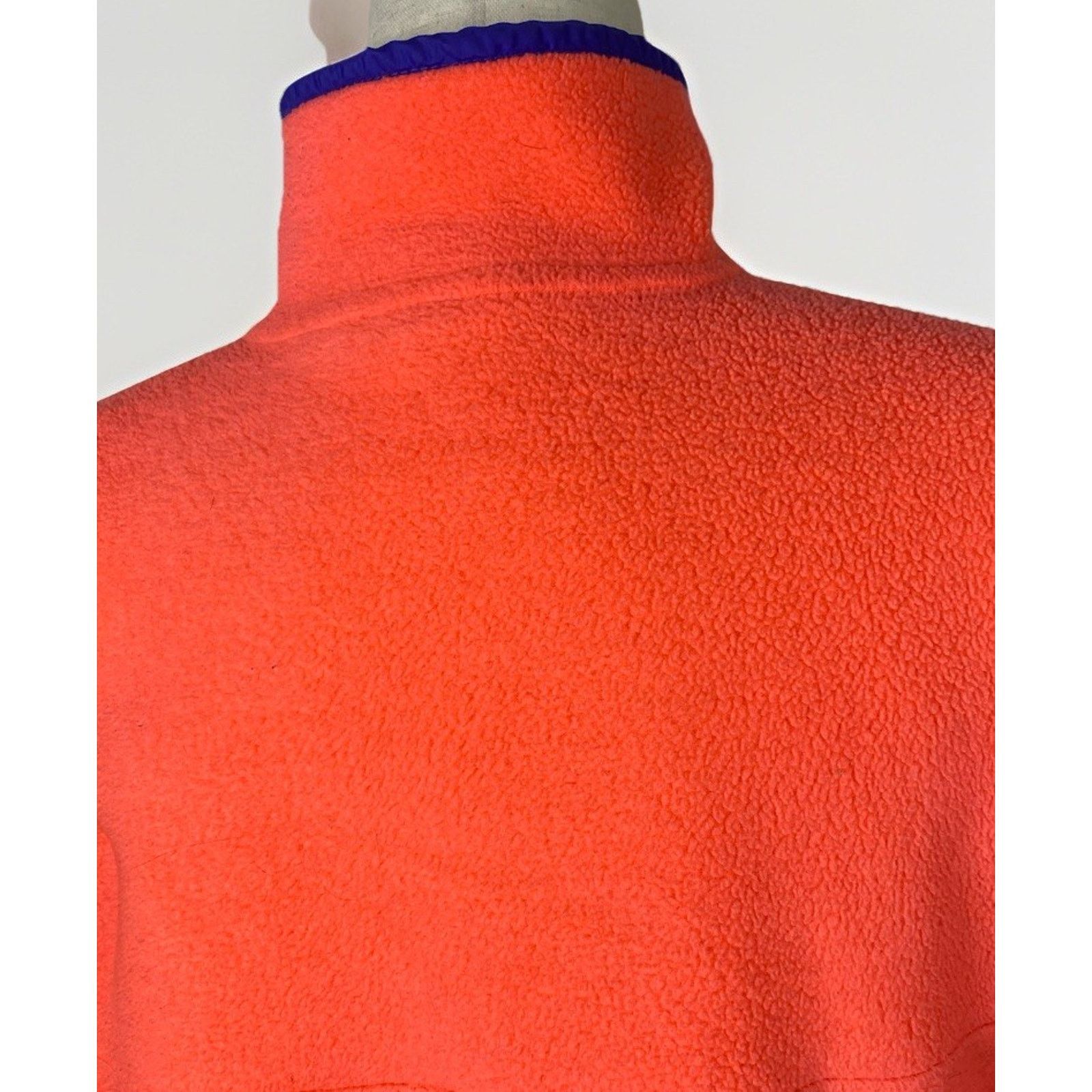 Patagonia Patagonia Micro D Snap T Pullover Tangerine Orange Small EUC Size S / US 4 / IT 40 - 5 Thumbnail