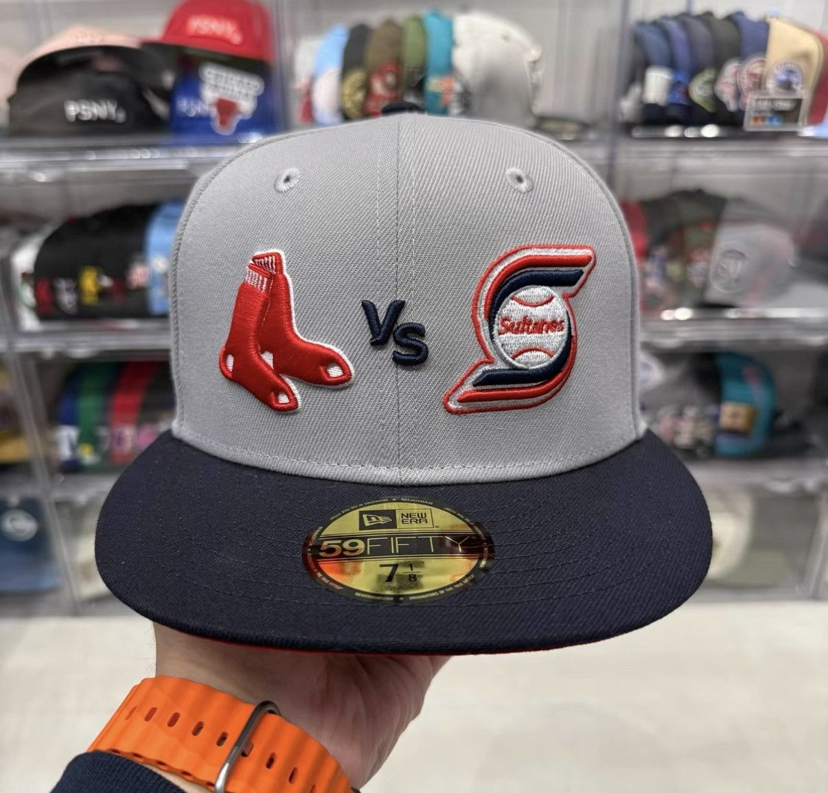 New Era New Era MLB Boston Red Sox vs Sultanes Baseball Cap J32 Size ONE SIZE - 1 Thumbnail