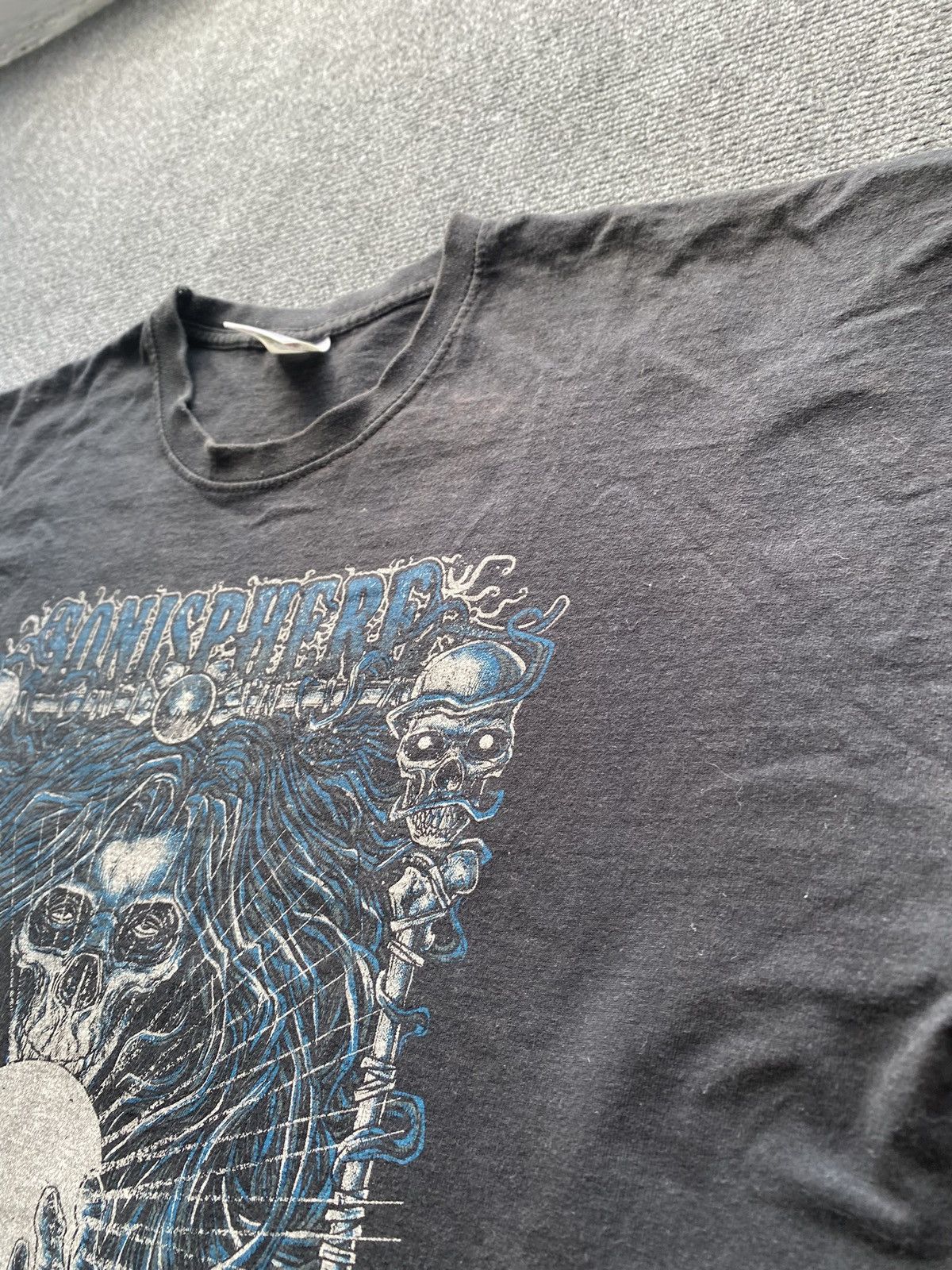 Band Tees 🔥2010 Sonisphere Metallica Megadeth Slayer Tour band tee Size US L / EU 52-54 / 3 - 13 Thumbnail