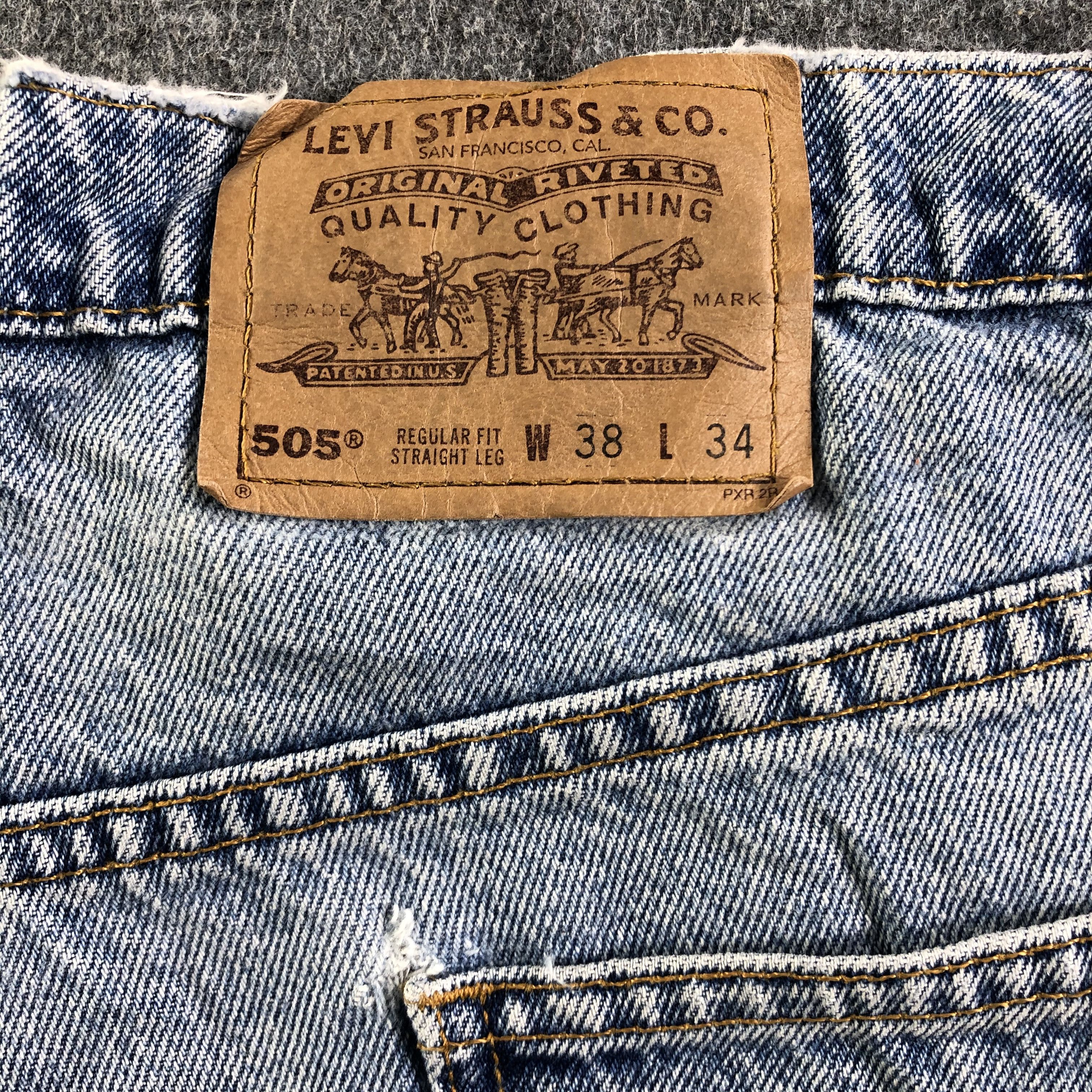 Levi's × Vintage Vintage Levis 505 Jeans-J4500 Size 36" / US 14 / IT 50 - 6 Thumbnail