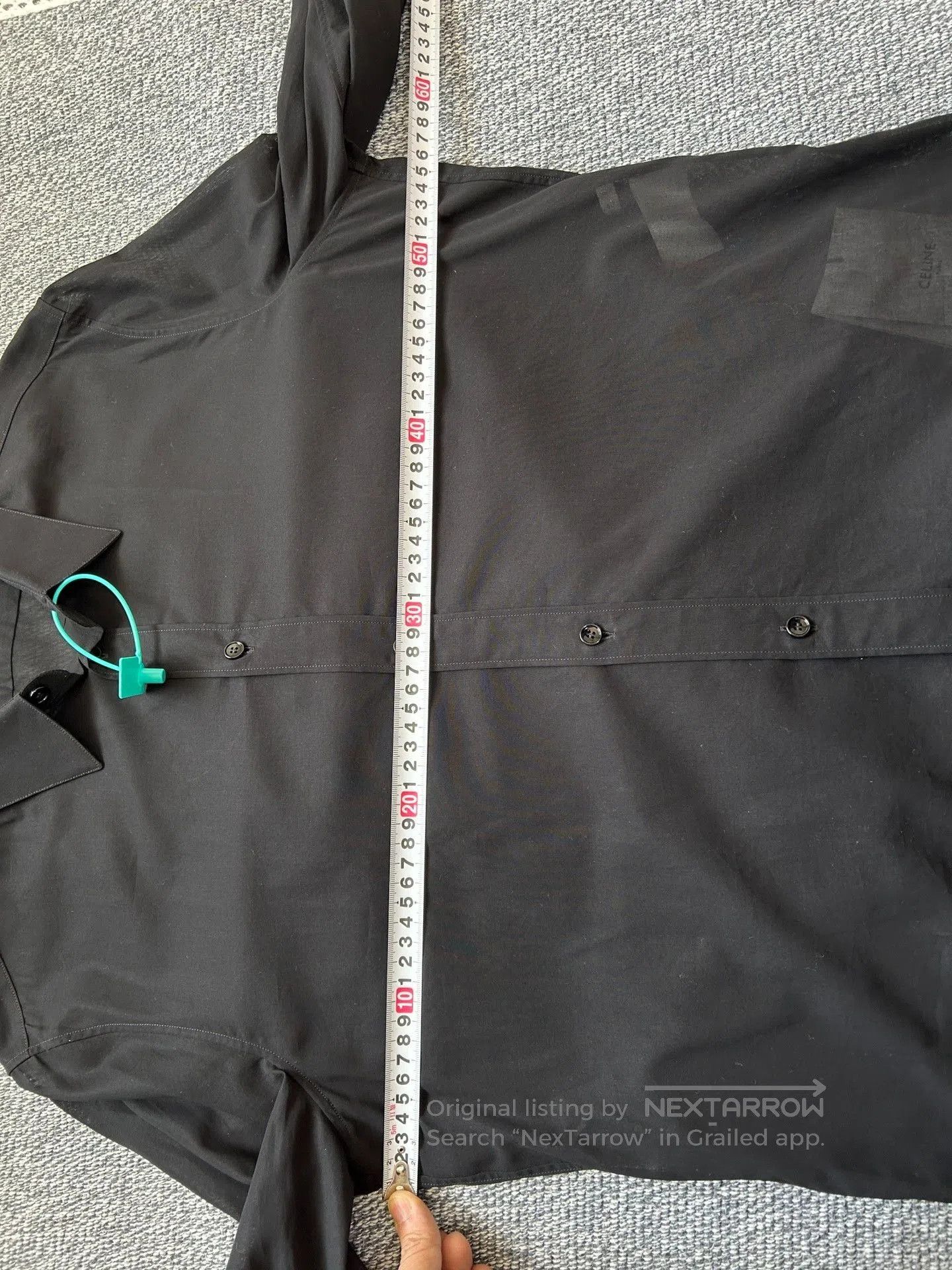 Hedi Slimane Celine by Hedi Slimane Black Shirt. Size US XXS / EU 40 - 6 Thumbnail