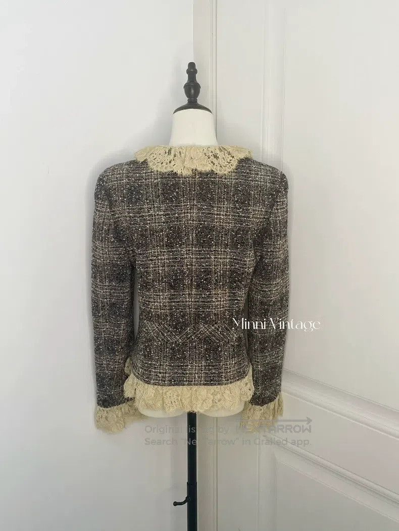 Valentino Valentino Main line gold label lace neckline vintage coat Size S / US 4 / IT 40 - 4 Thumbnail