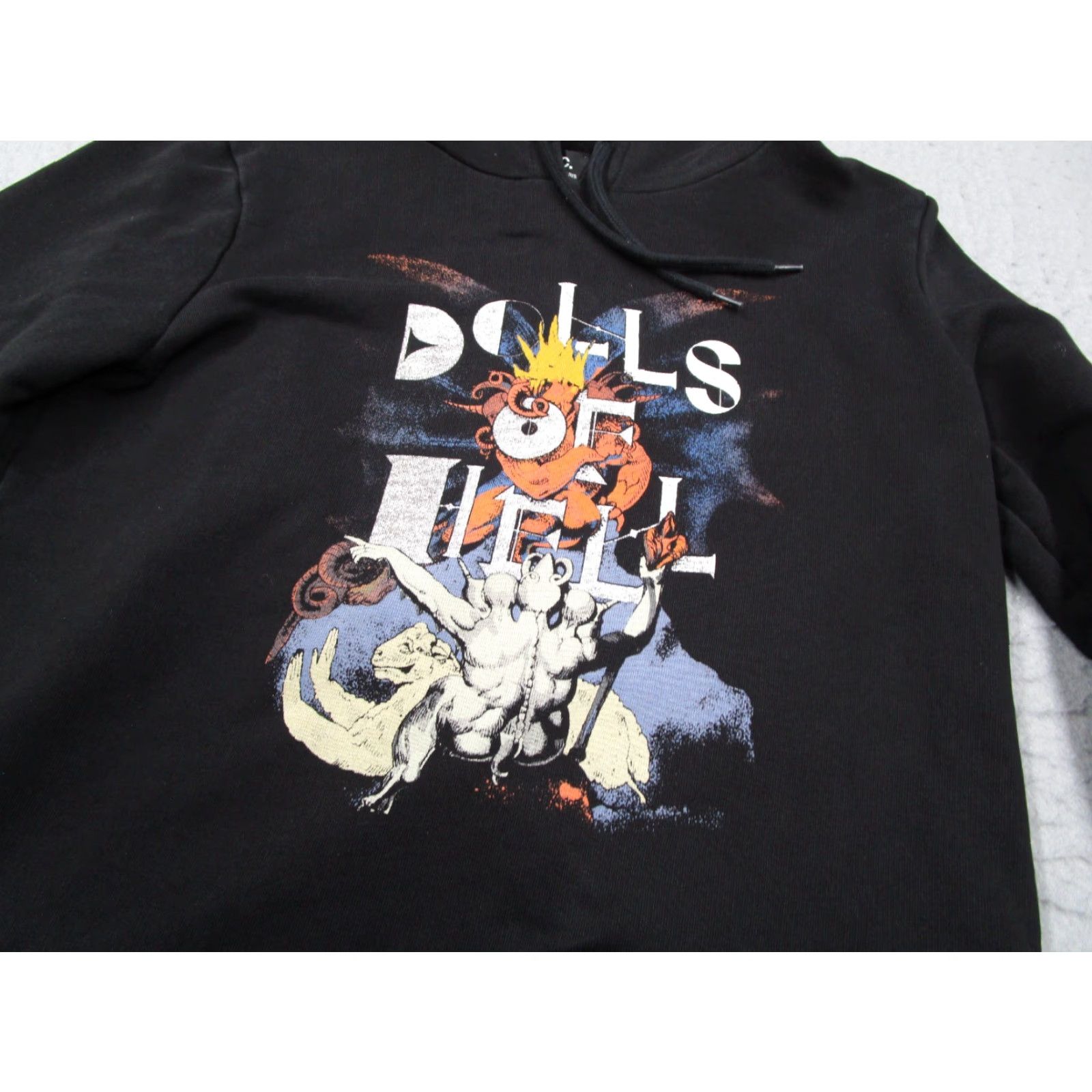 A.P.C. A.P.C. Hoodie Mens Small Black Dolls of Hell Graphic Pullover Long Sleeve Size US S / EU 44-46 / 1 - 2 Thumbnail