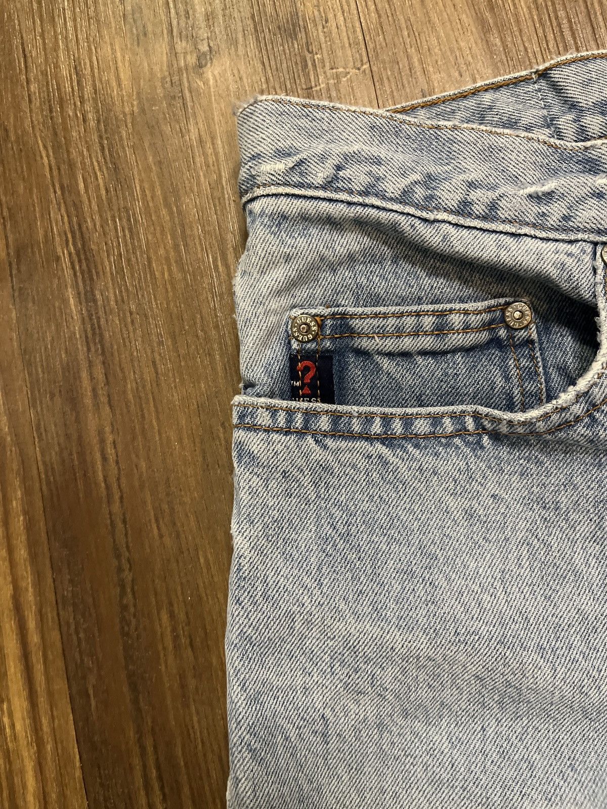 Guess Vintage Guess Straight Leg Jeans Size US 32 / EU 48 - 6 Thumbnail