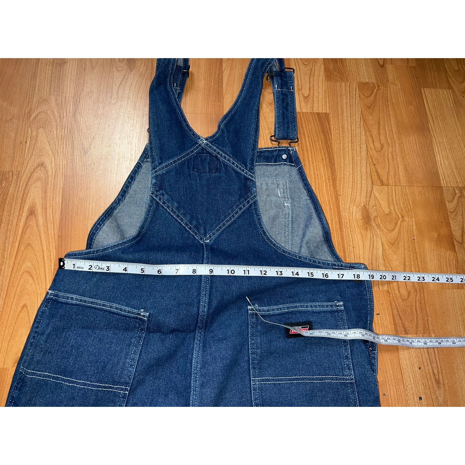 Vintage Dickies Overalls Carpenter Genuine Denim Blue Workwear VTG S Size US S / EU 44-46 / 1 - 11 Thumbnail