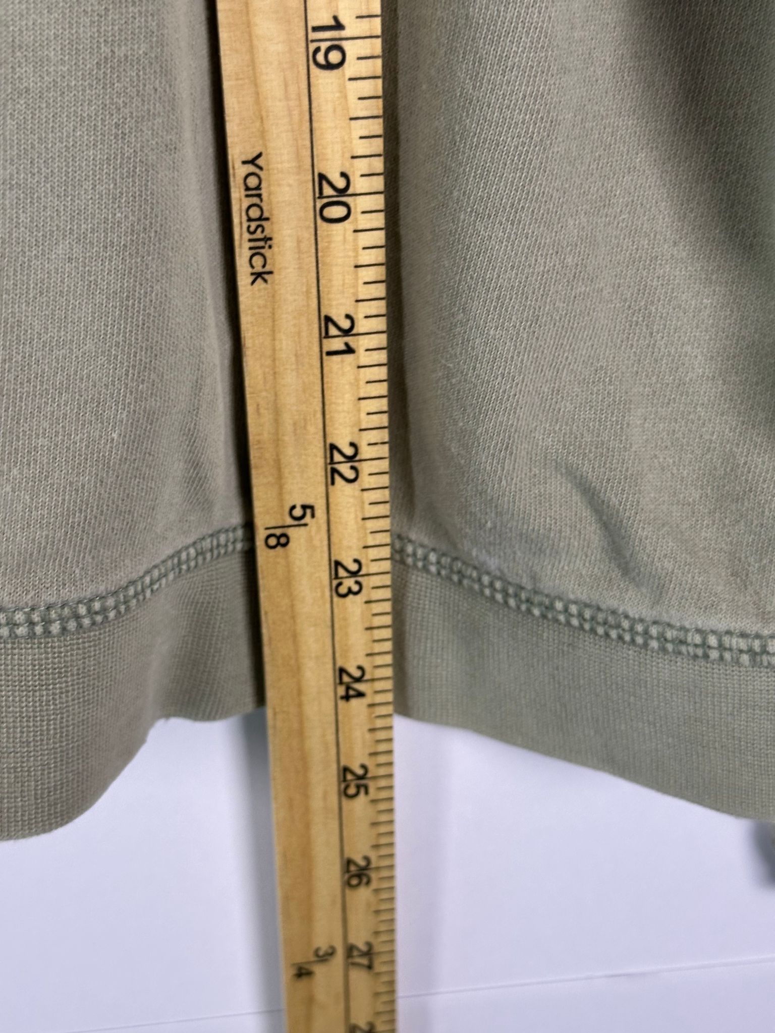 FatFace FatFace Sweatshirt Womens L Garment Dyed Olive Crew Neck Size L / US 10 / IT 46 - 3 Thumbnail