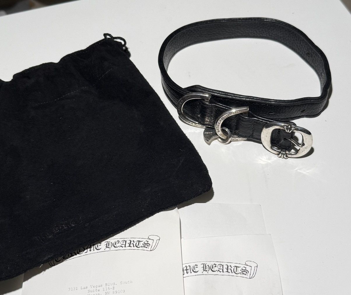 Chrome Hearts Chrome Hearts Leather Dog Collar Size ONE SIZE - 2 Thumbnail