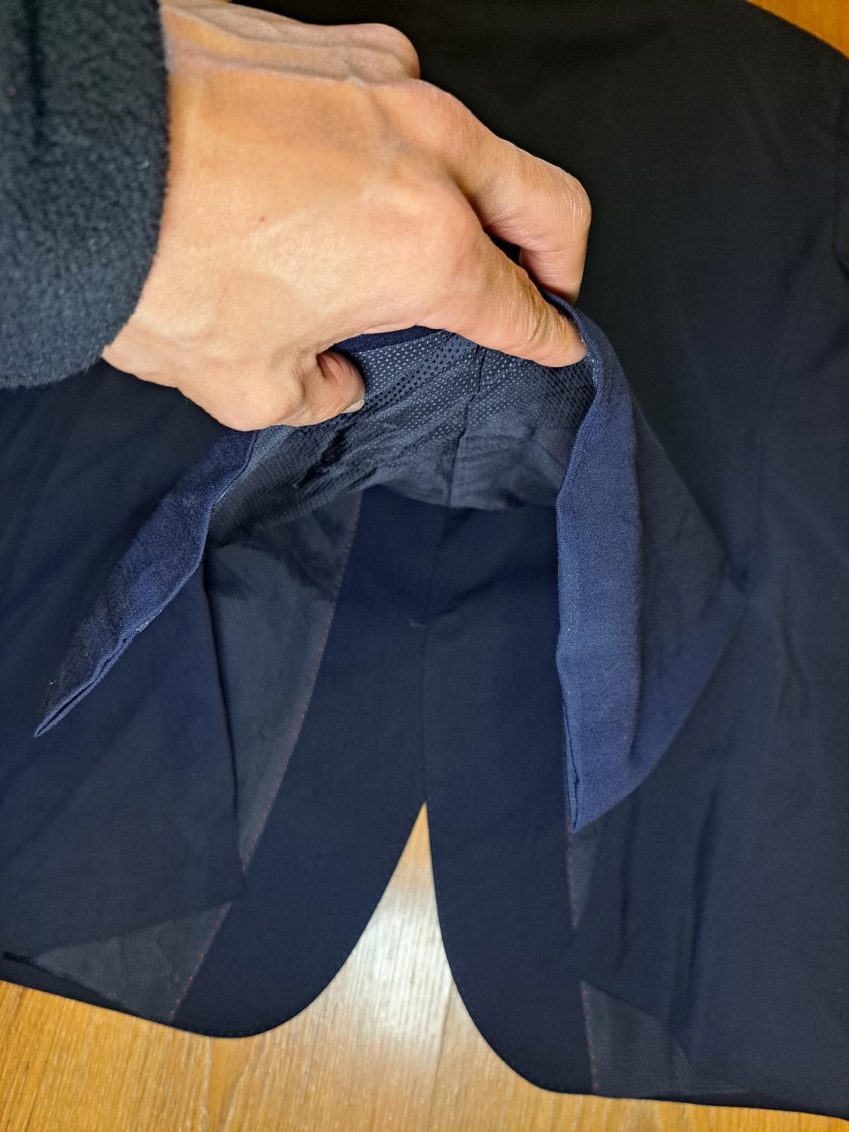 Hugo Boss Hugo Boss Marlane Biella Sport Coat Mens 40S Navy Blue Wool Size 40S - 8 Thumbnail