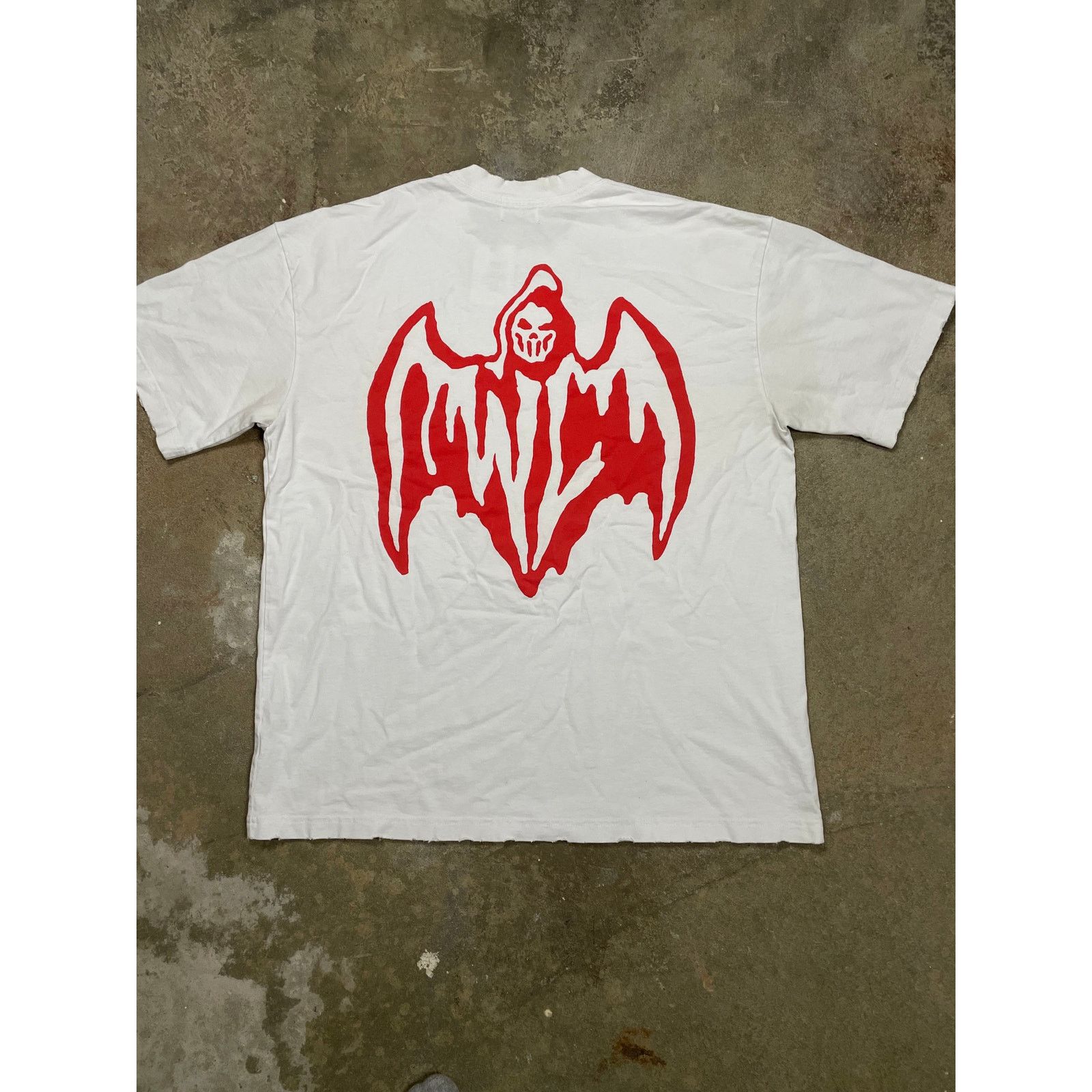 Warren Lotas Warren Lotas Tee White Red Used XL Size US XL / EU 56 / 4 - 3 Thumbnail