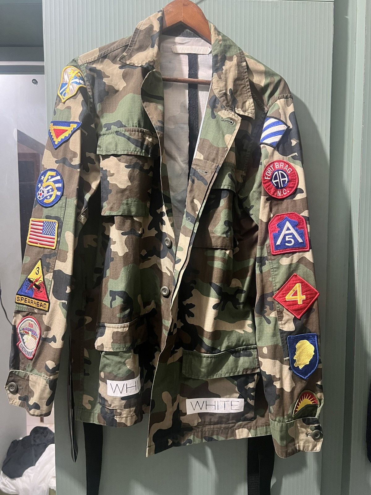 Off-White Off-White Camouflage field Jacket for Men Size US XS / EU 42 / 0 - 1 Thumbnail