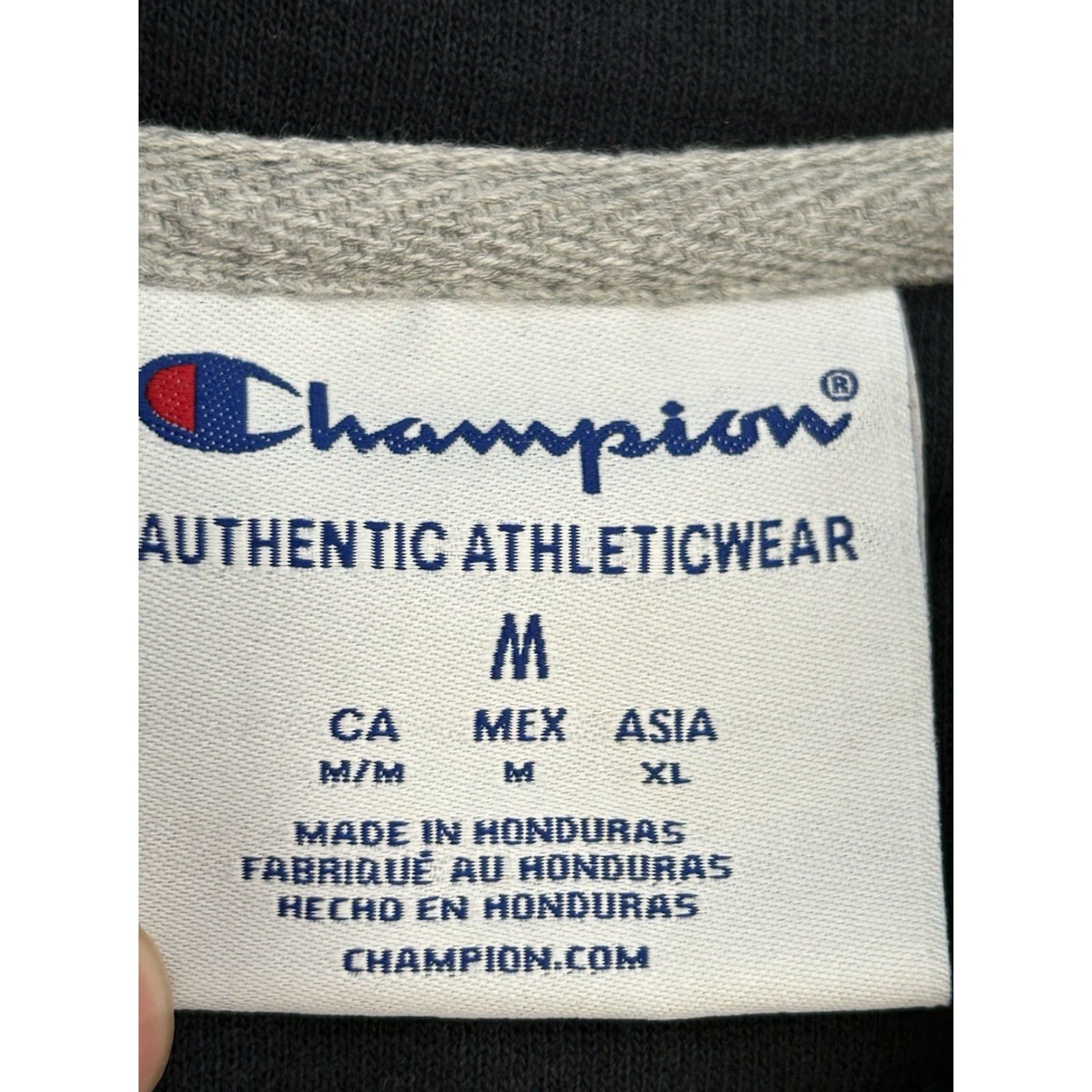 Champion VINTAGE Champion Michigan Wolverines Baseball 1/4 Zip Sweatshirt M Blue Logo Graphic Print Men 90s College Sports Sweater Size US M / EU 48-50 / 2 - 5 Thumbnail