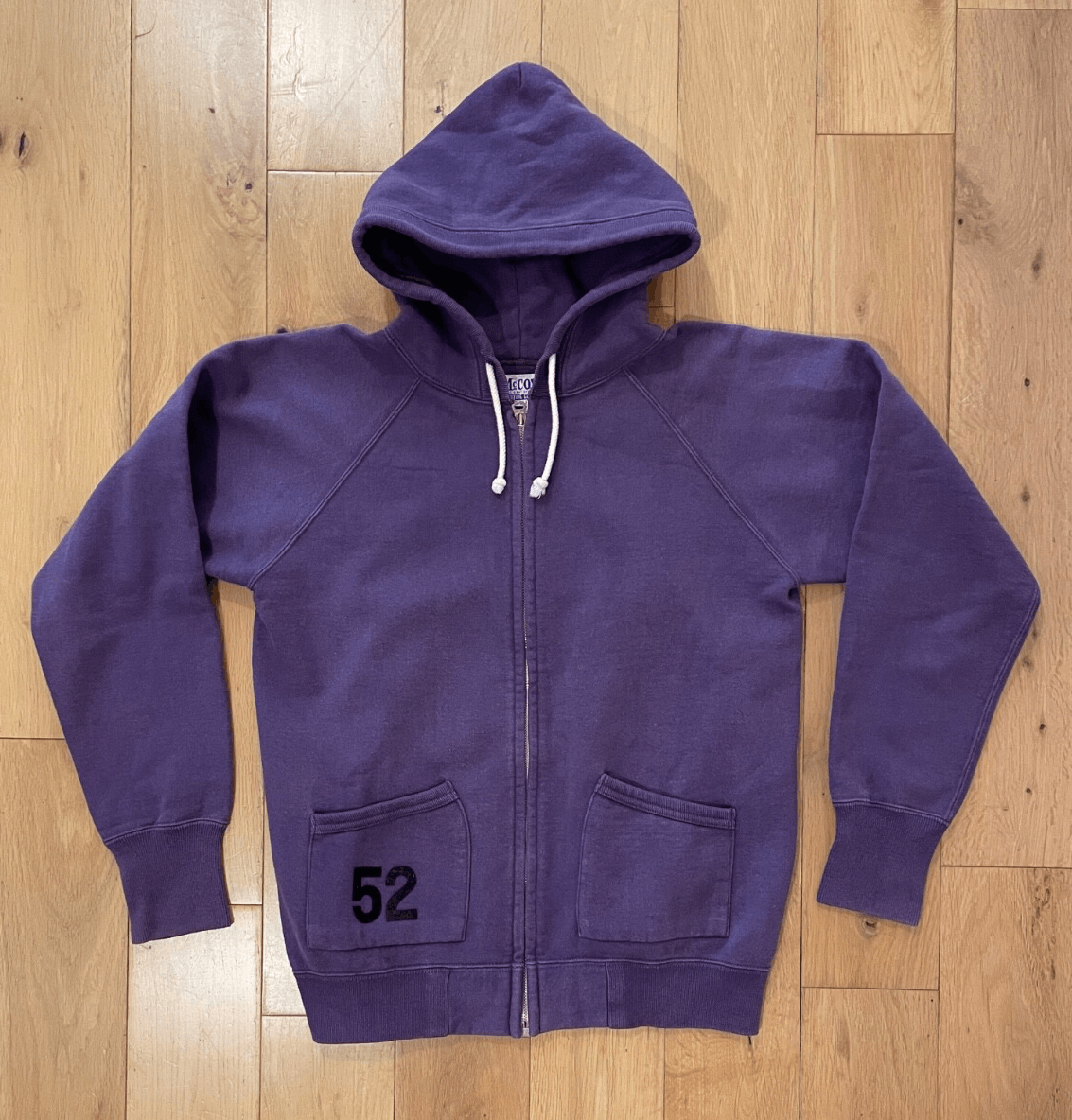 The Real McCoy's The Real McCoy's Full Zip Hooded Sweatshirt Purple Medium Size US M / EU 48-50 / 2 - 1 Thumbnail